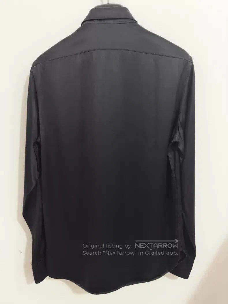 Saint Laurent Paris Saint Laurent Paris size 37 Satin Mulberry Silk Black Samu Size US S / EU 44-46 / 1 - 4 Thumbnail