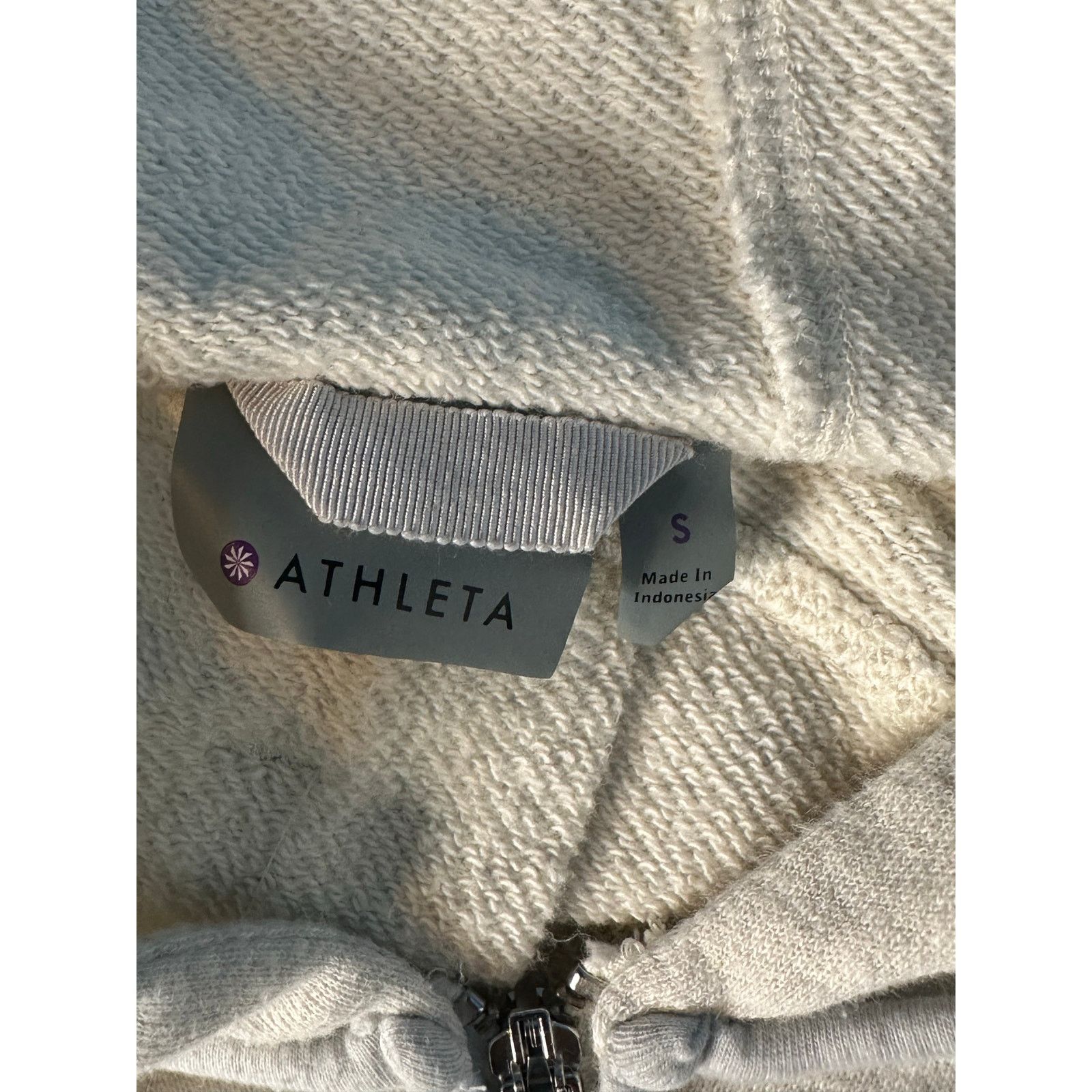Athleta Athleta heather gray Blissful hoodie Terry Vest size small Size S / US 4 / IT 40 - 3 Thumbnail