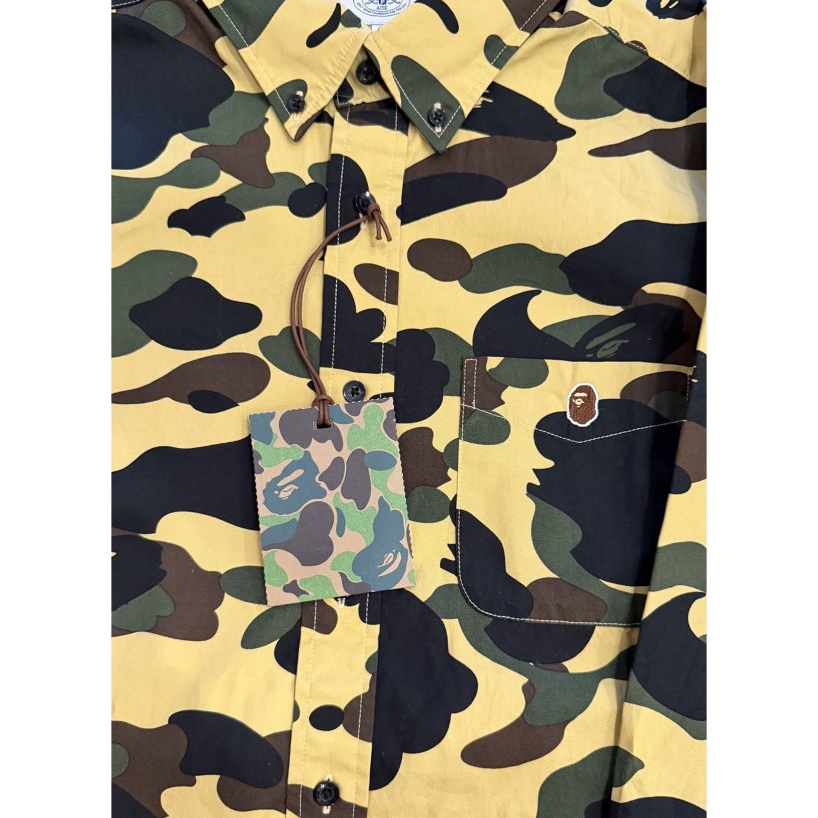 Bape Size L - Bape Camo Button Up Camo Long Sleeve Shirt NEW! Size US L / EU 52-54 / 3 - 3 Thumbnail
