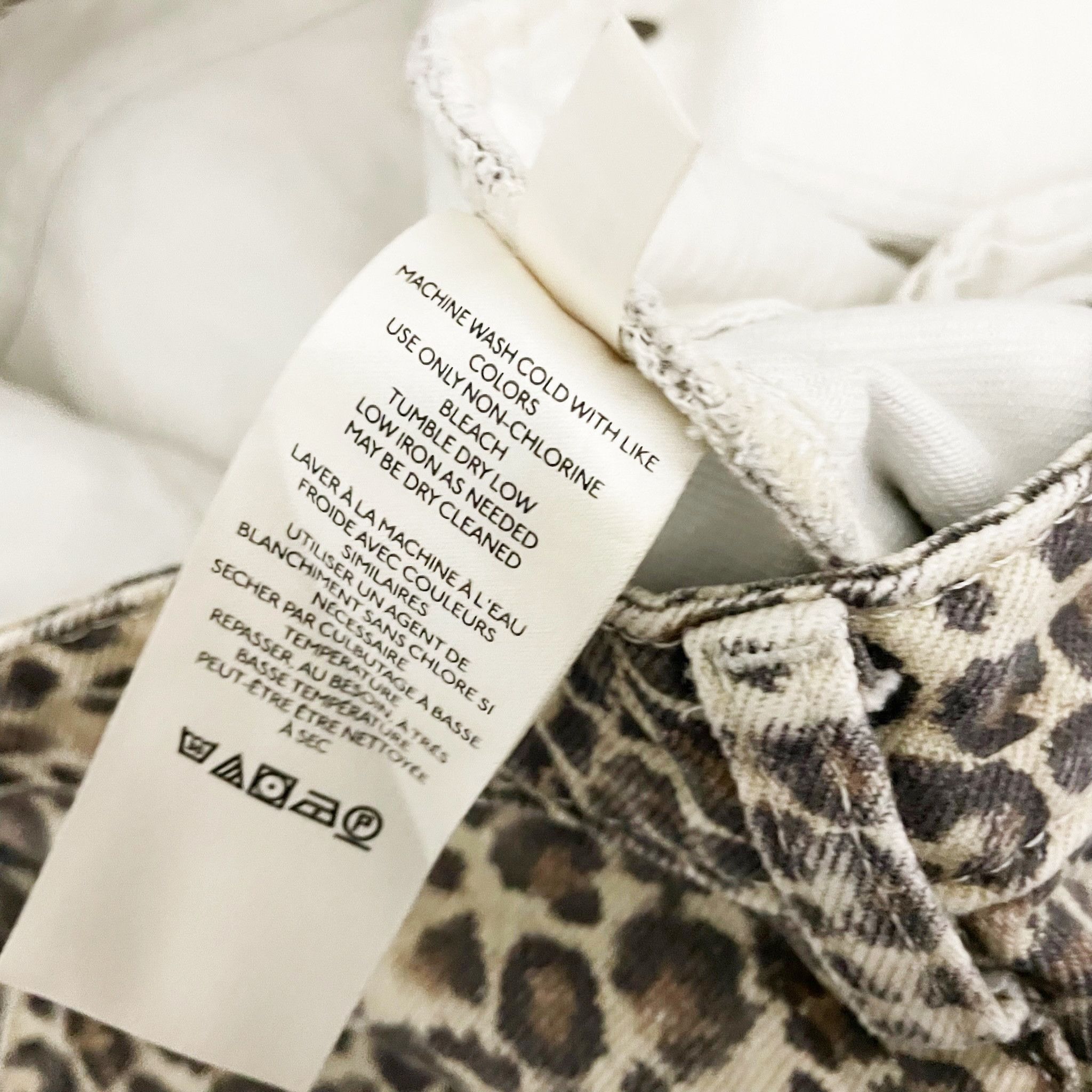 Free People Free People Women's Bailey Leopard Print Size 28" / US 6 / IT 42 - 3 Thumbnail