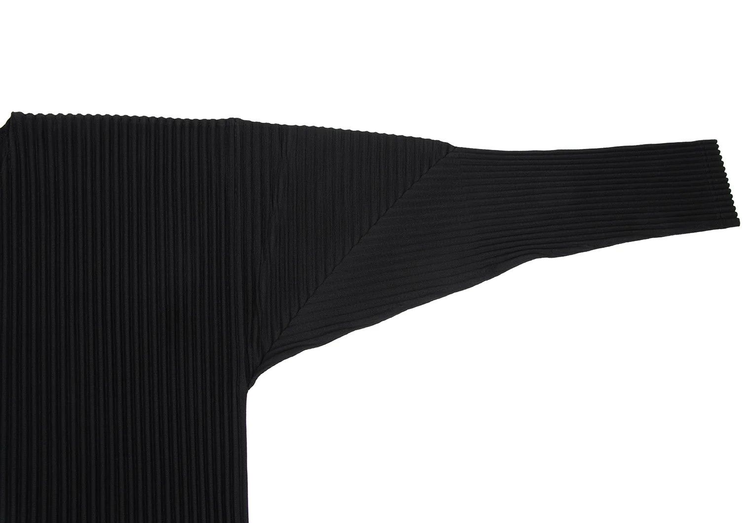 Issey Miyake Pleated Cutsew Top in Black Size 4 Size US XL / EU 56 / 4 - 3 Thumbnail