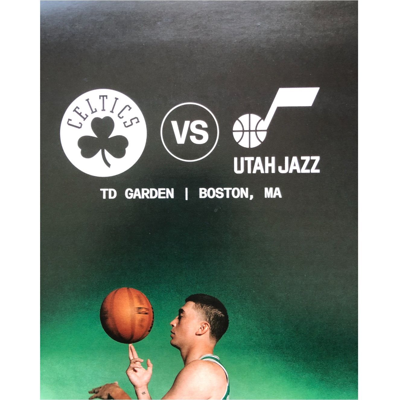 NBA Boston Celtics v Utah Jazz 11/3/25 Poster Payton Pritchard Size ONE SIZE - 4 Thumbnail