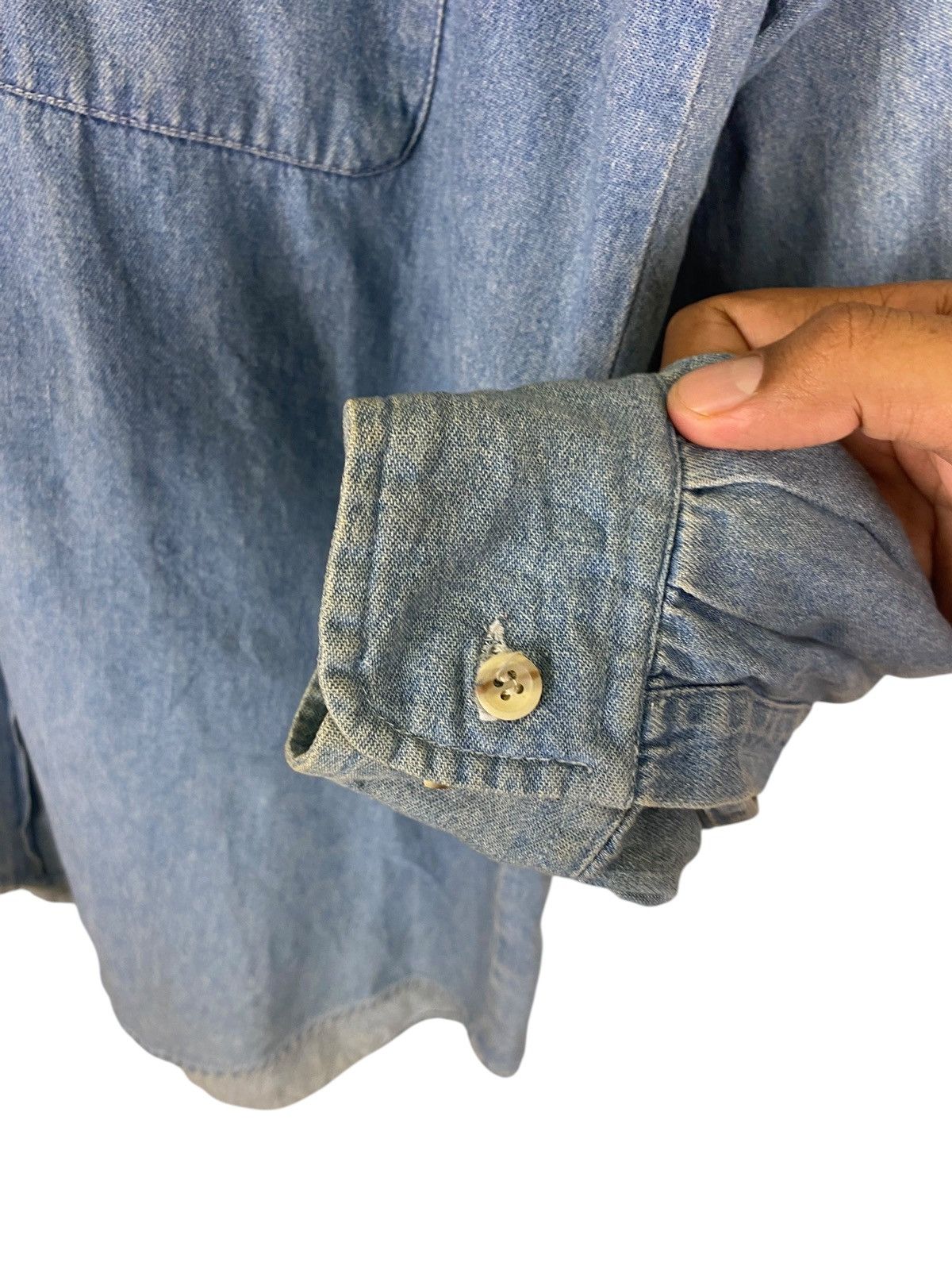Cross Colours Vintage 40 Acres and A Mule Filmworks Spike Lee Denim Shir Size US XL / EU 56 / 4 - 8 Thumbnail