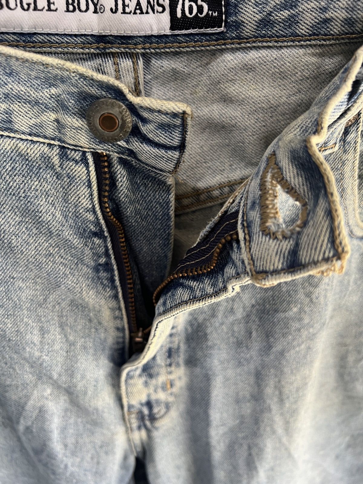 Bugle Boy 🔥Vintage Bugle Boy Cropped Denim Size US 35 - 9 Thumbnail