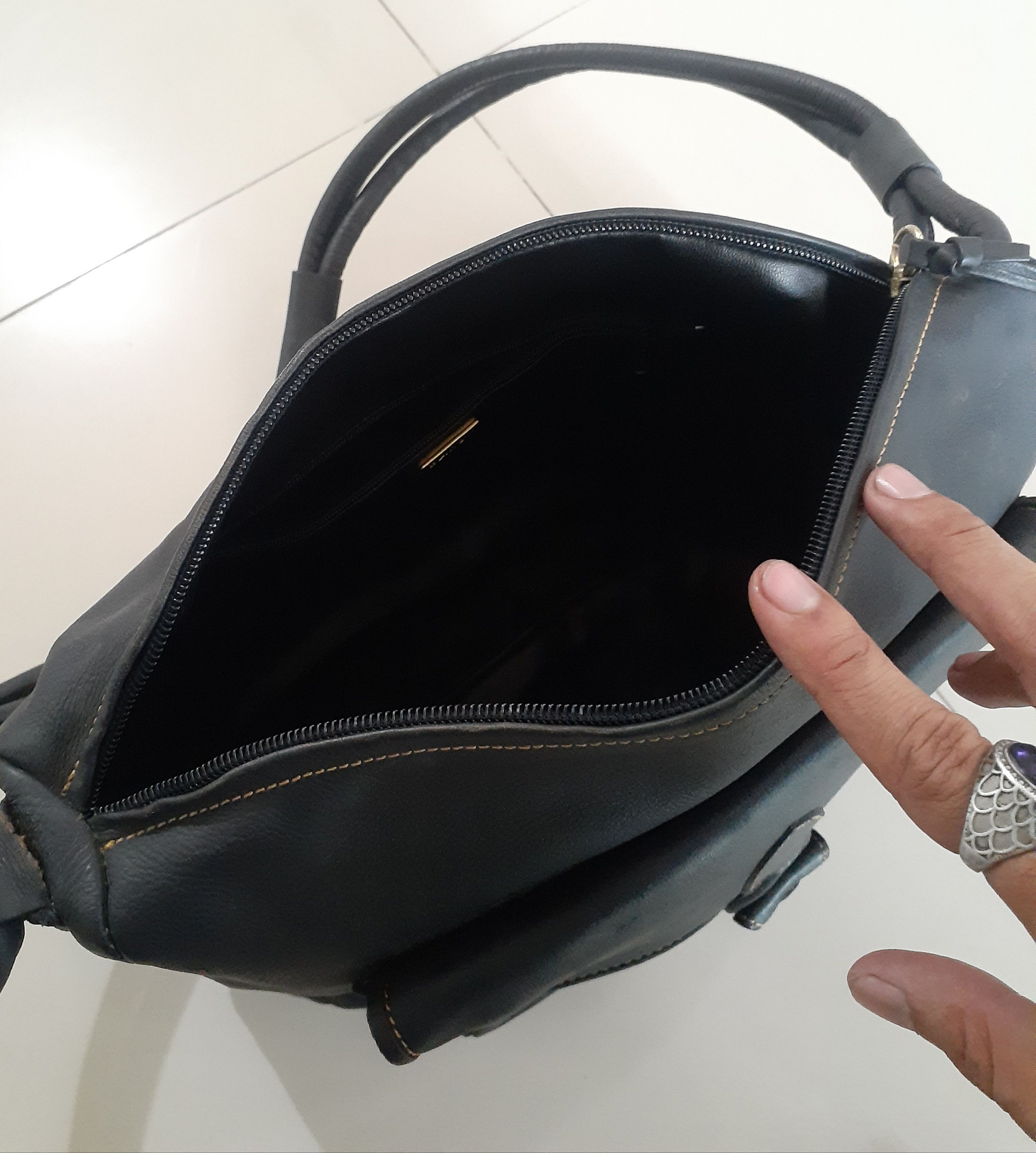 Bally × Vintage Vintage Bally Italy Messenger Crossbody Leather Bag Size ONE SIZE - 2 Thumbnail