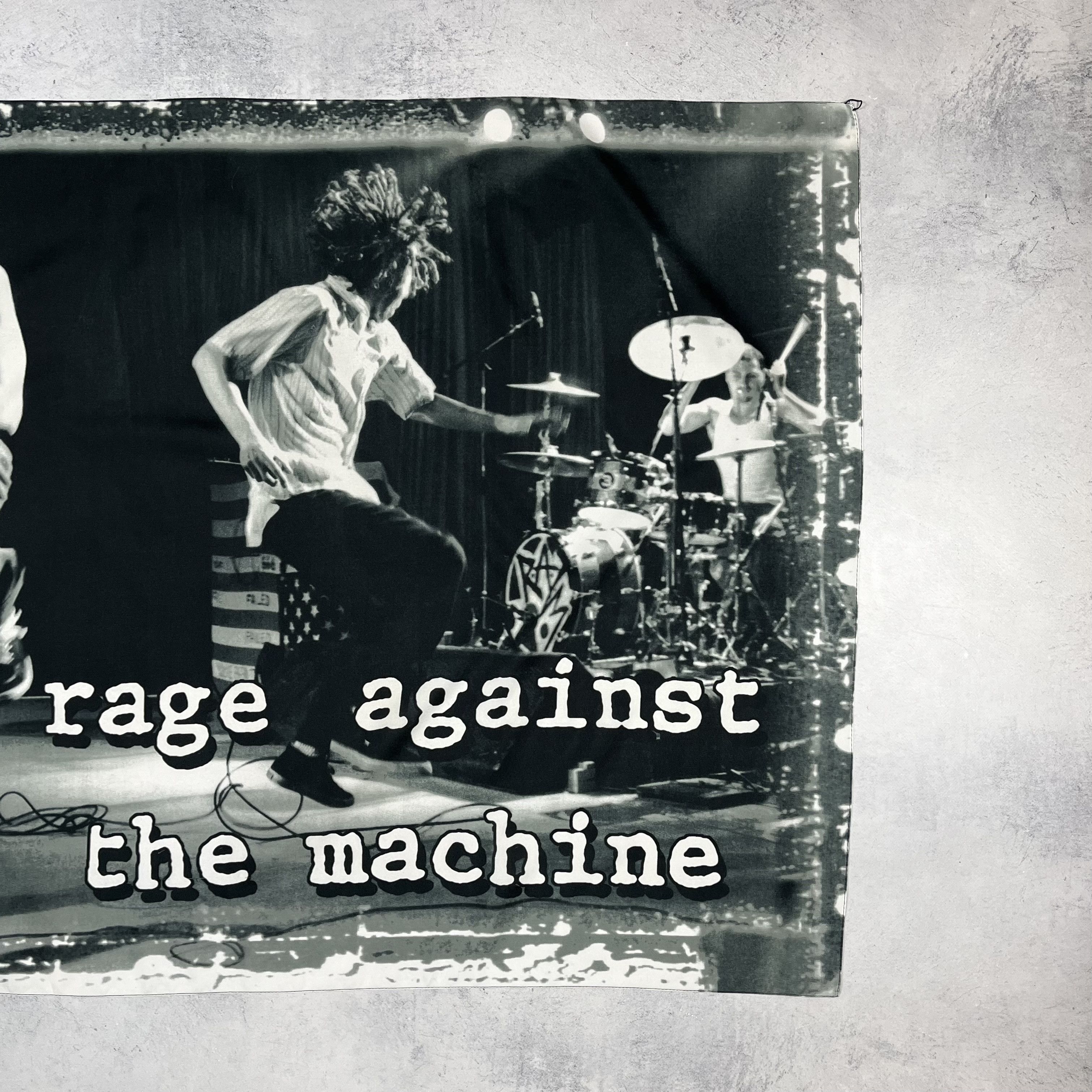 Band Tees Vintage Rage Against The Machine RATM Poster Tapestry 2001 Size ONE SIZE - 2 Thumbnail
