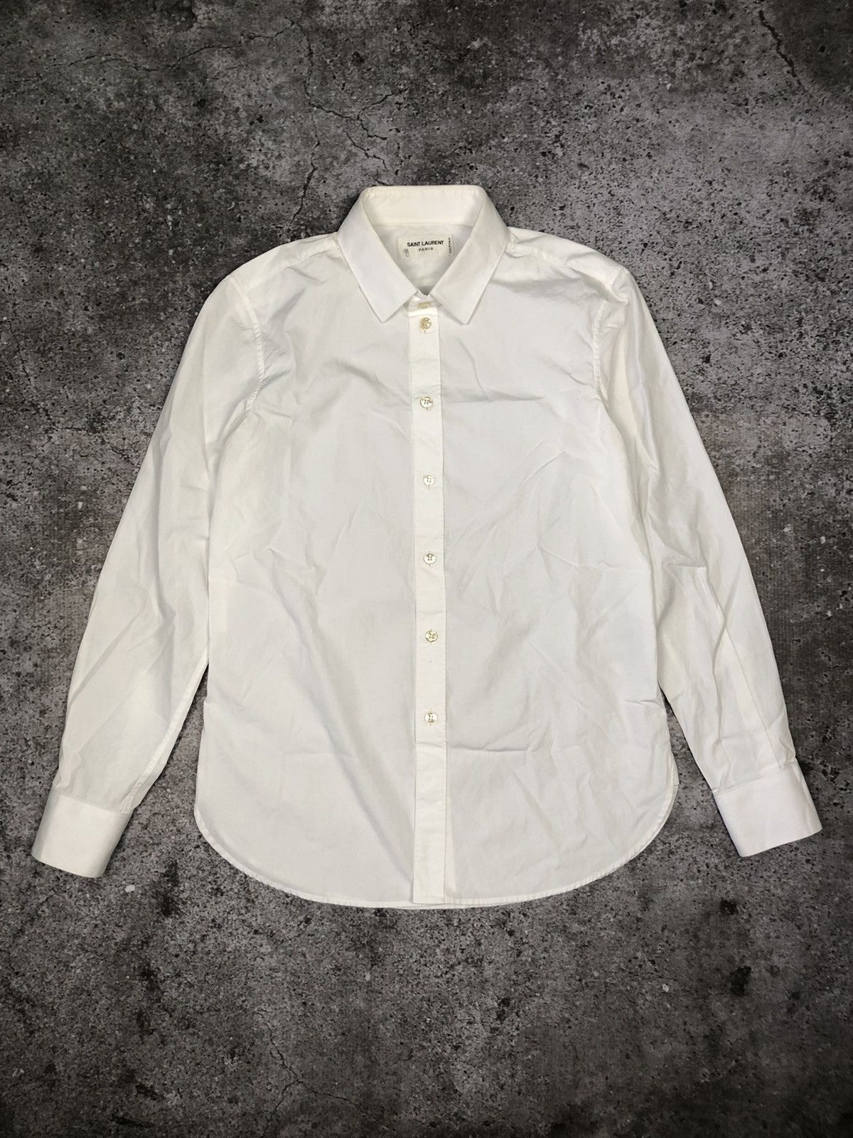 Saint Laurent Paris Shirt Button
