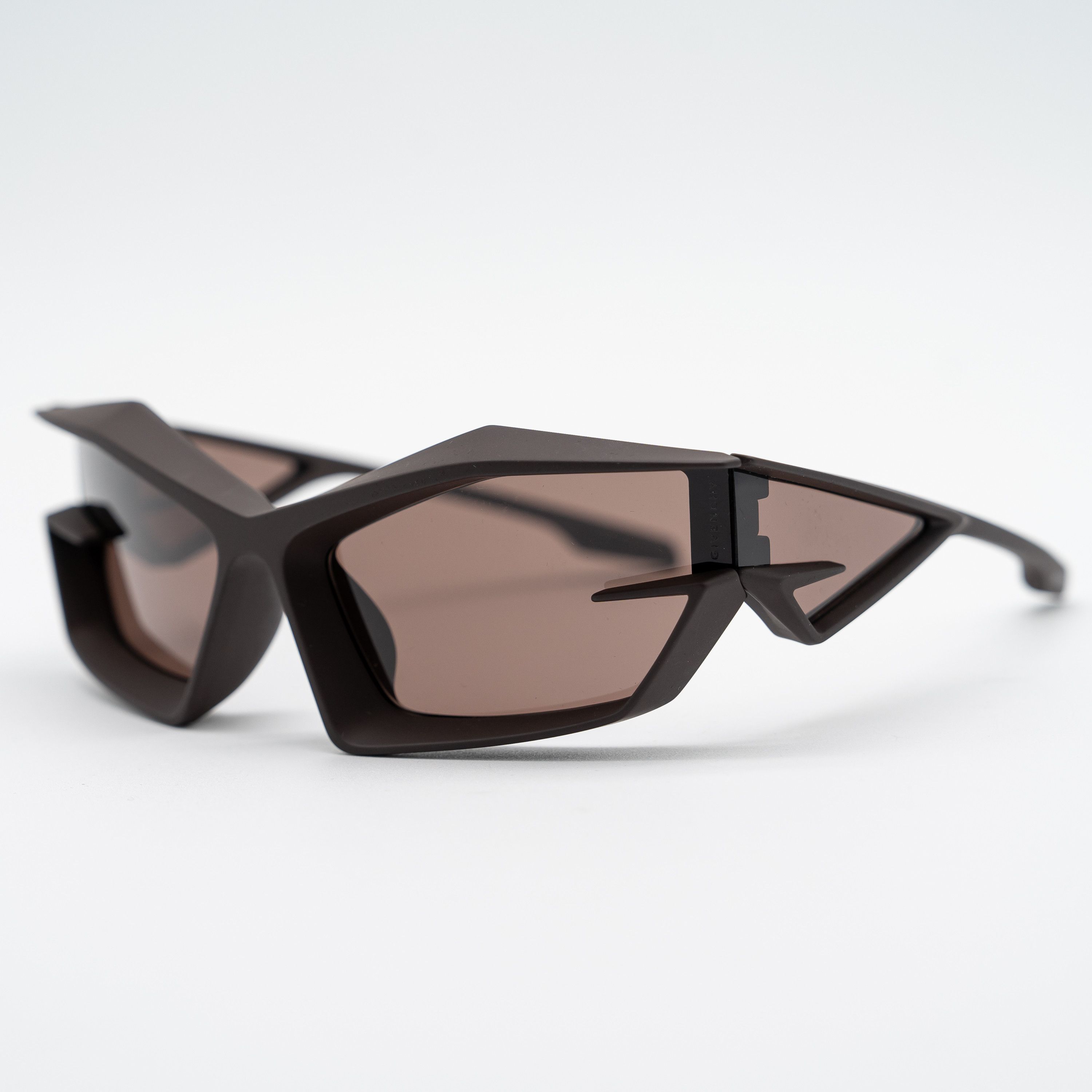 Givenchy Givenchy Giv Cut Shield Sunglasses Brown Unisex Size ONE SIZE - 2 Thumbnail