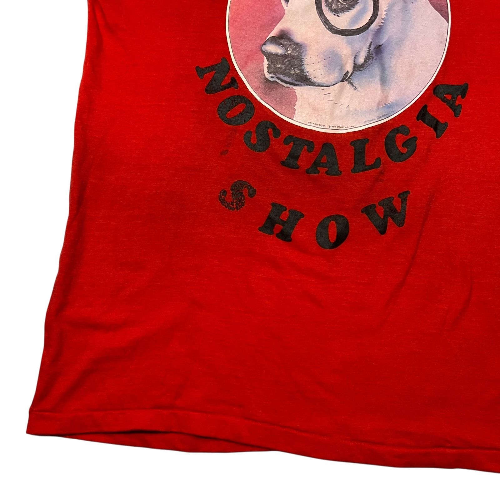 Vintage 1975 Jeff Geist Nostalgia Show Pete the Pup faded tee Size US M / EU 48-50 / 2 - 3 Thumbnail