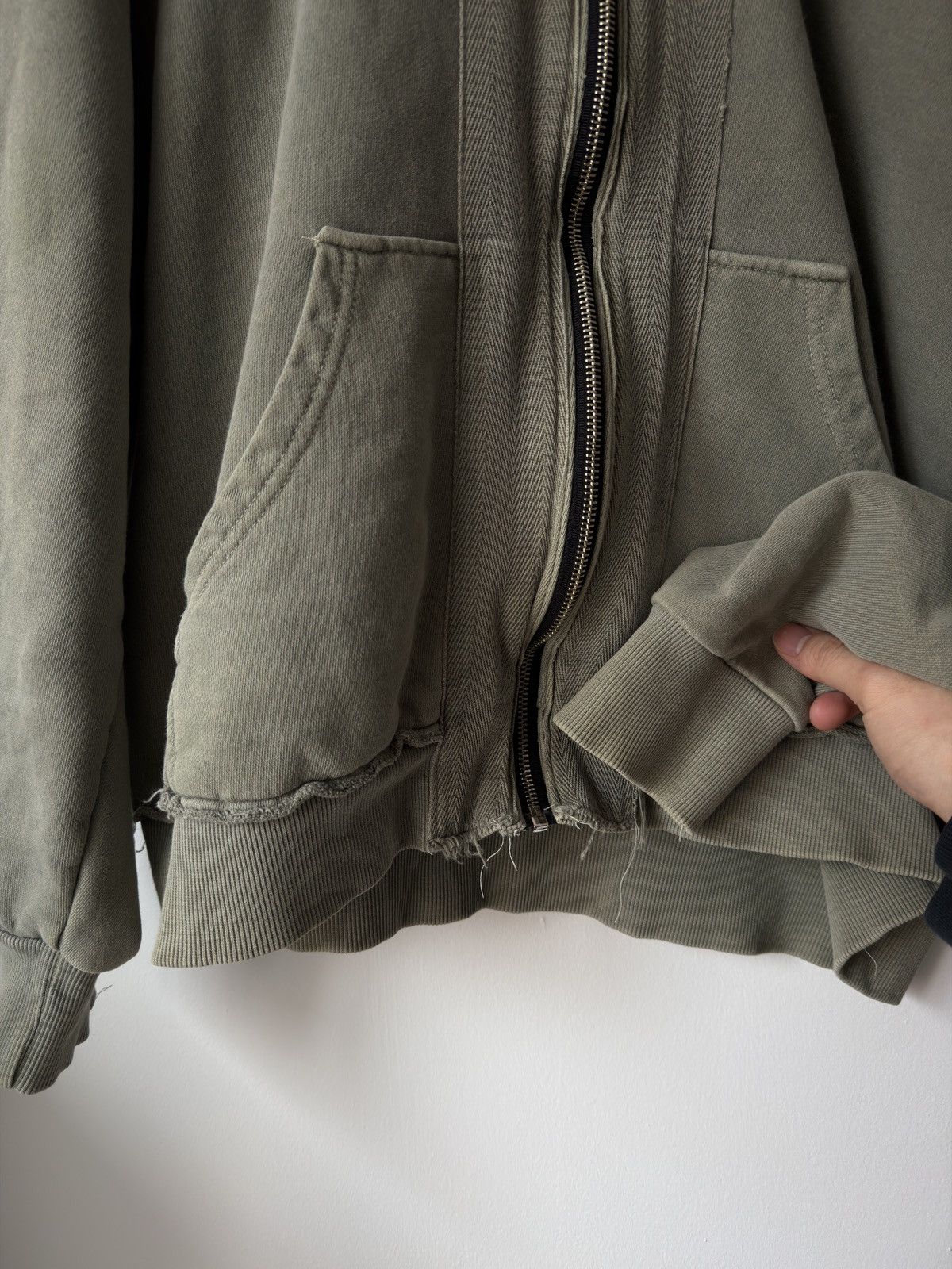 Haider Ackermann Haider Ackerman Sea Moss Green Perth Hoodie Size US L / EU 52-54 / 3 - 2 Thumbnail