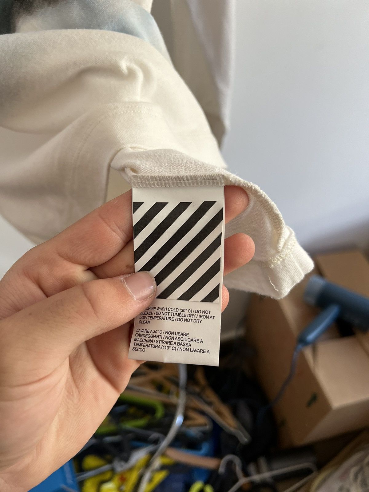 Off-White × Virgil Abloh Off white Statue OF Liberty Long Sleeve TEE Size US L / EU 52-54 / 3 - 11 Thumbnail