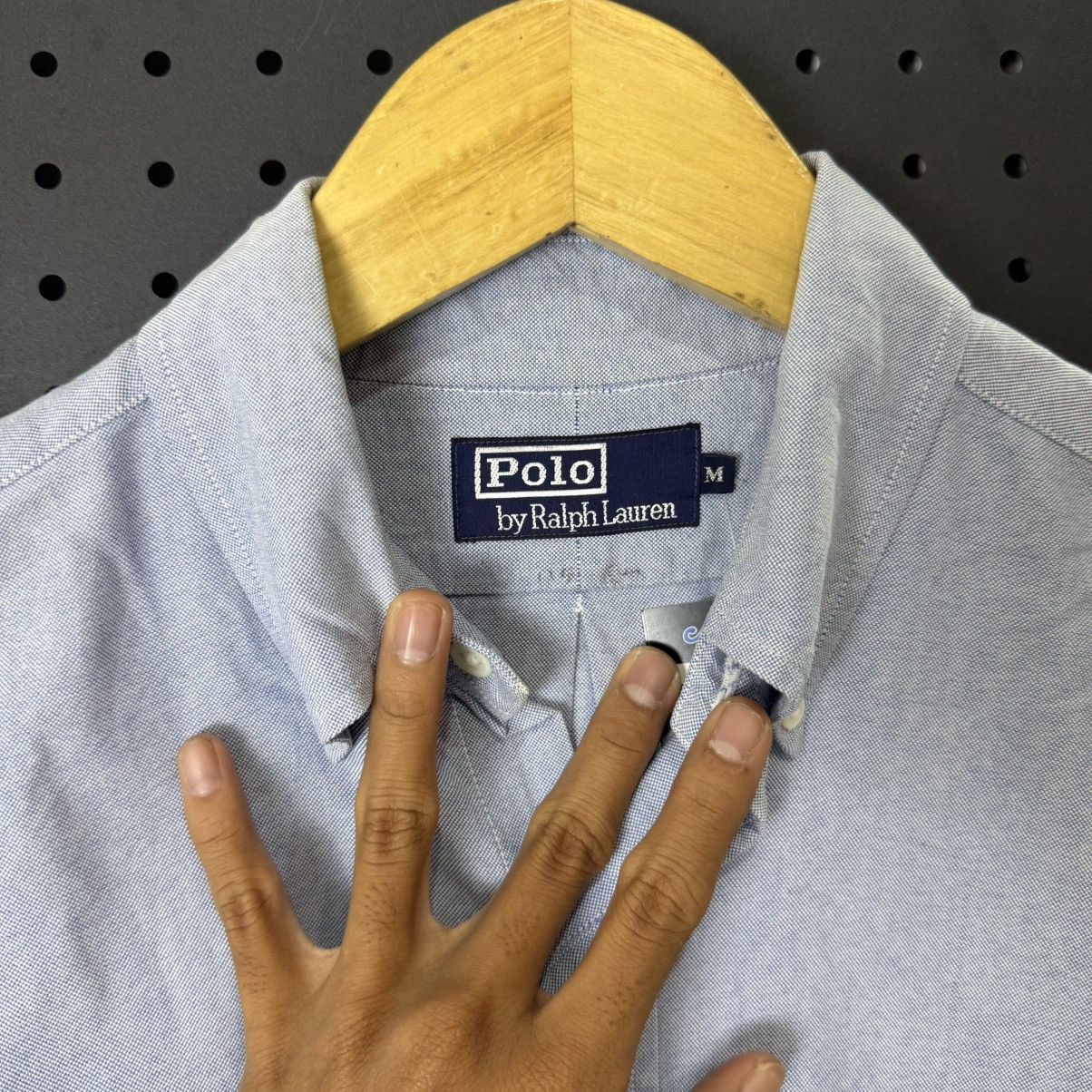 Polo Ralph Lauren POLO RALPH LAUREN bear oxford blue button up shirt Size US XL / EU 56 / 4 - 4 Thumbnail