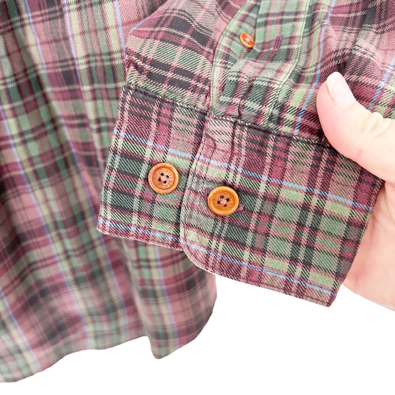 Orvis Orvis Brown Plaid Long Sleeve Button Down Sz L Size US L / EU 52-54 / 3 - 4 Thumbnail