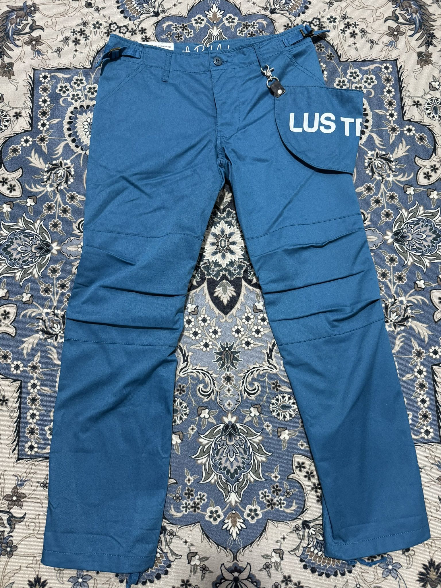 Beauty Beast × General Research × Japanese Brand Japanese Brand Red ark Lus Tract Drawstring Pants Hypebeast Size US 30 / EU 46 - 1 Thumbnail