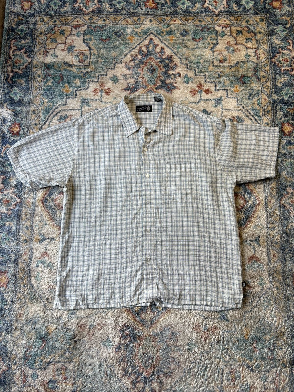 Vintage Vintage Pineapple Collection Checkered Button-up Shirt Size US XL / EU 56 / 4 - 1 Thumbnail