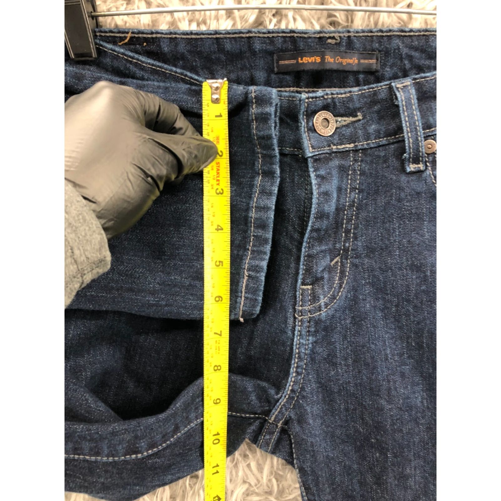 Levi's Levi's Jeans Skinny Womens Size 8 Dark Wash Blue Mid Rise 5-Pocket Denim Size 30" / US 8 / IT 44 - 3 Thumbnail