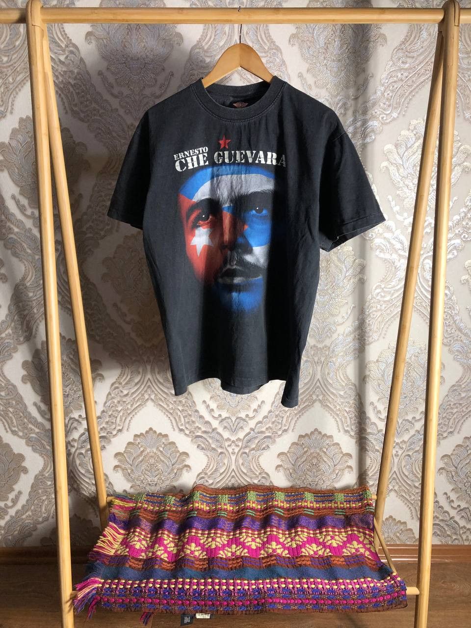 Vintage Very Rare Ernesto Che Guevara Rock Eagle Retro T-shirt 90s Size US XL / EU 56 / 4 - 1 Thumbnail