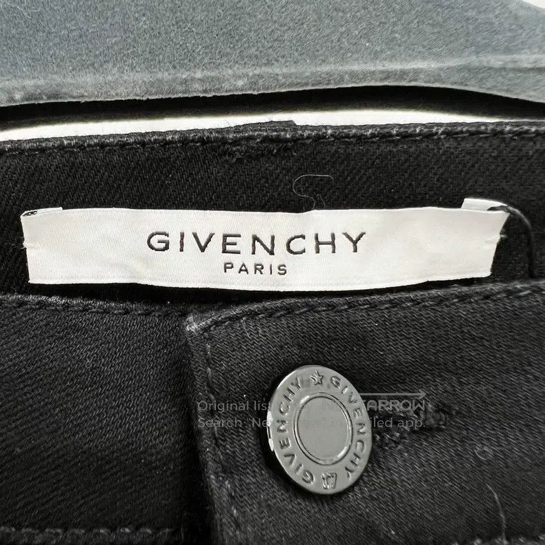 Givenchy Givenchy Leather patch denim pencil skirt Size L / US 10 / IT 46 - 6 Thumbnail