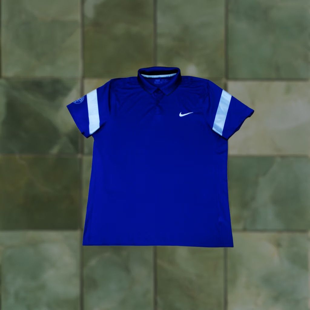 Nike NIKE GOLF POLO SHIRT XL BLUE MENS Size US XL / EU 56 / 4 - 1 Thumbnail