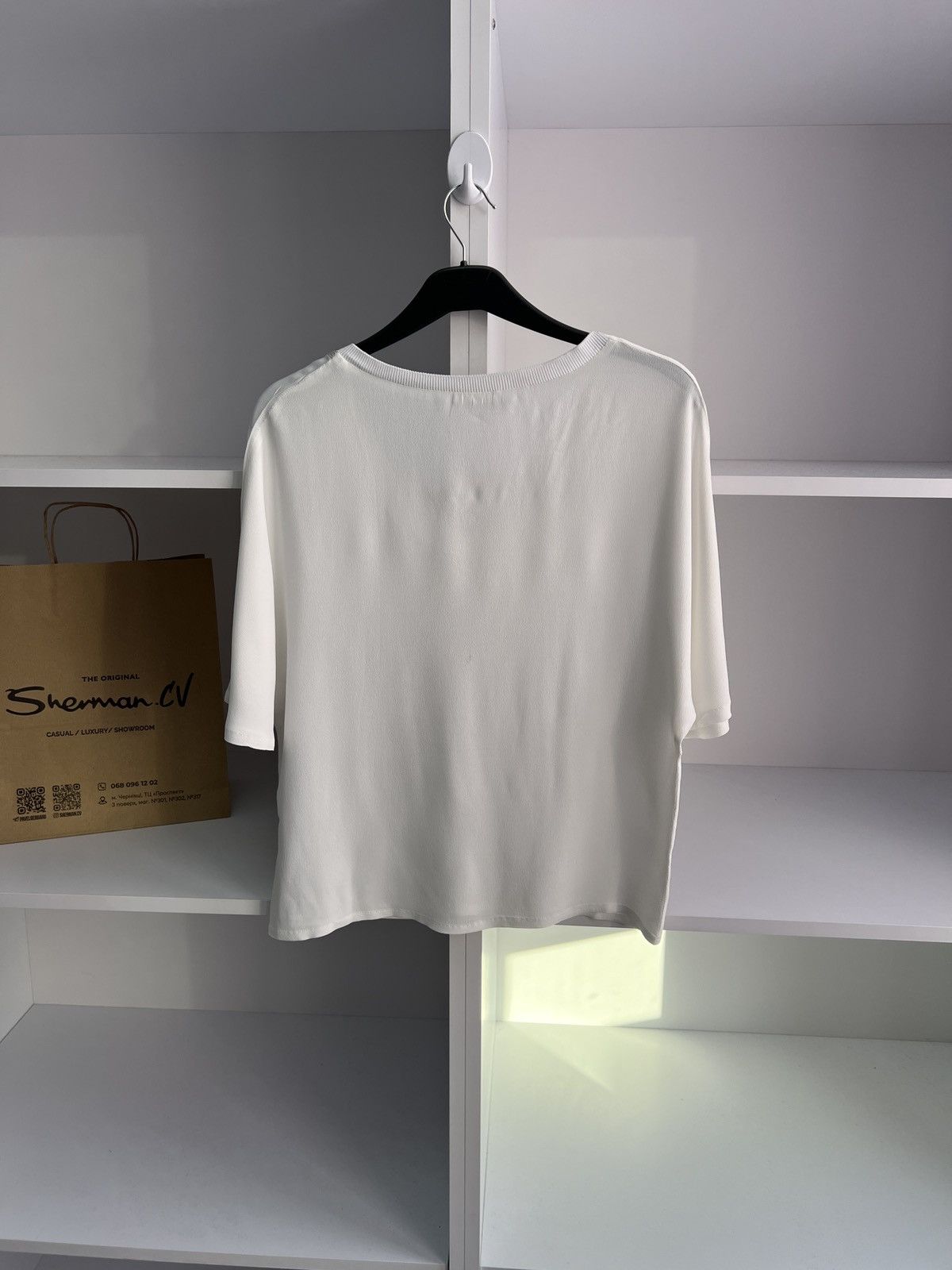 Designer × Fabiana Filippi × Vintage Vintage Fabiana Filippi White Designer White Blouse Size XS / US 0-2 / IT 36-38 - 10 Thumbnail