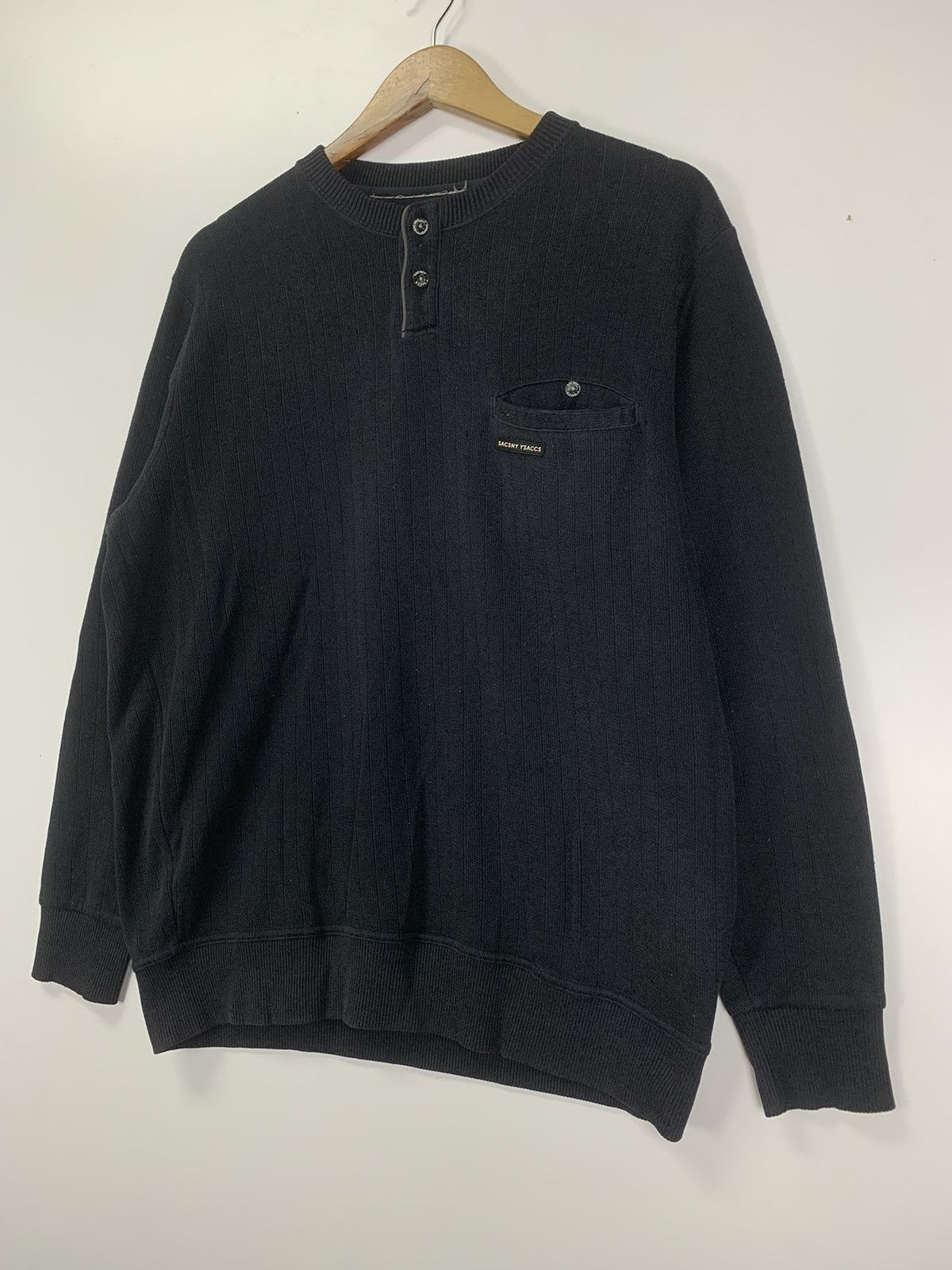 Designer × Vintage × Yohji Yamamoto Vintage Yohji Yamamoto Sweater Size US L / EU 52-54 / 3 - 6 Thumbnail