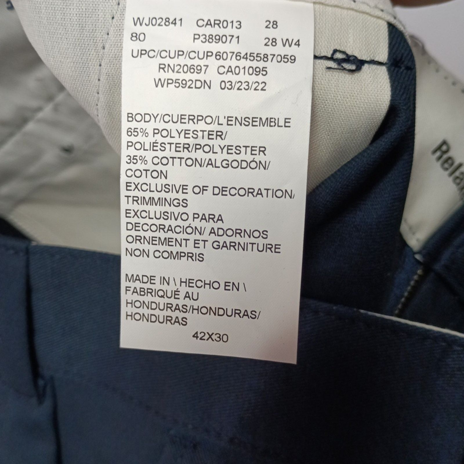 Dickies Dickies Cargo Pants Men's Size 42x30 Blue Relaxed Straight Size US 42 / EU 58 - 5 Thumbnail