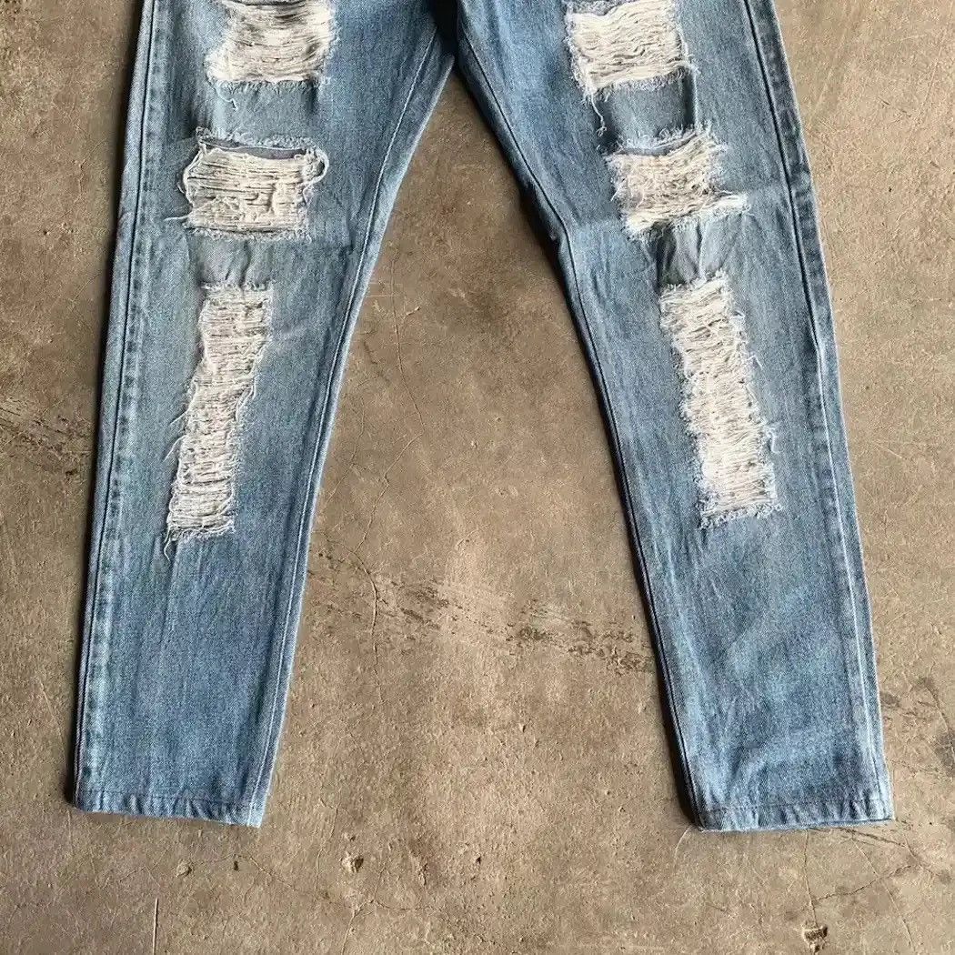 Levi's DESTROYED!VTG LEVI’S 550 JEAN LEVIS DENIM RELAXED FIT PANTS Size US 30 / EU 46 - 5 Thumbnail