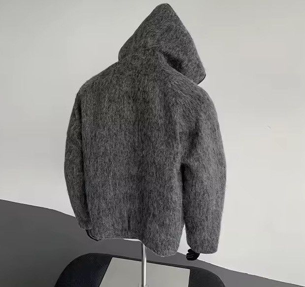 Other Streetwear Warm Casual Woolen Solid Bomber Coat Size US L / EU 52-54 / 3 - 4 Thumbnail