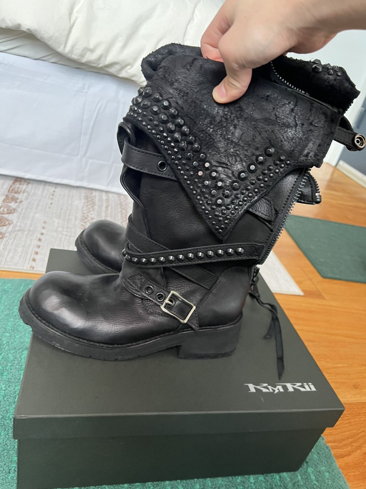 14th Addiction × If Six Was Nine × KMRii Kmrii Crush Boots | Grailed
