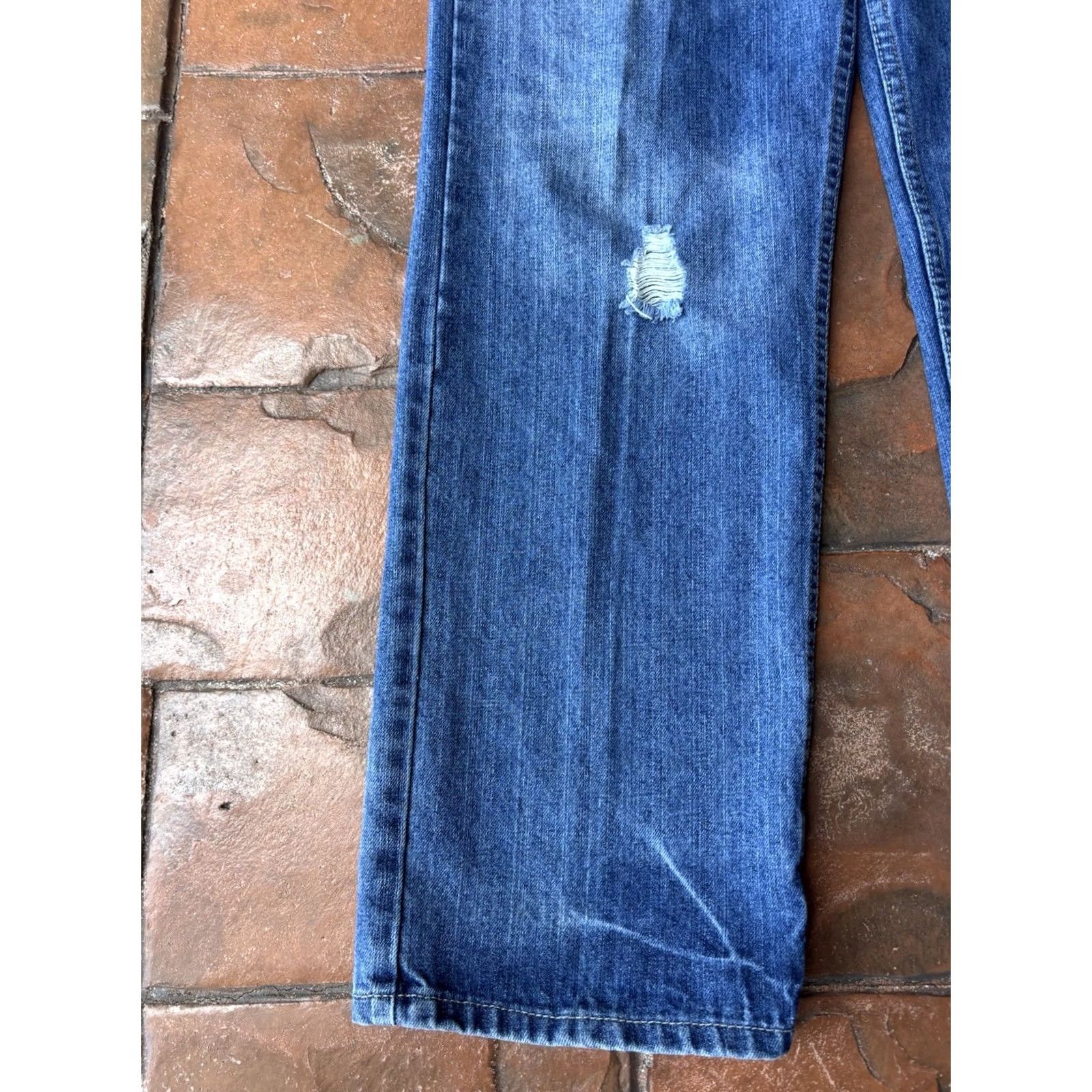 Phat Farm VINTAGE Phat Farm Jeans Y2K Baggy Skater Hip-Hop Grunge Distressed Men’s 36x34 Size US 36 / EU 52 - 7 Thumbnail