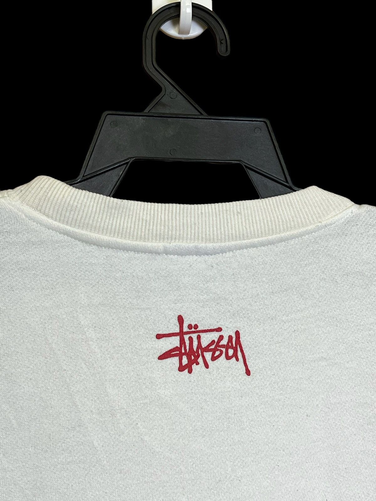 Stussy NICE💥💥AUTHENTIC STUSSY BIG LOGO PULLOVER SWEATSHIRT Size US XXL / EU 58 / 5 - 6 Thumbnail