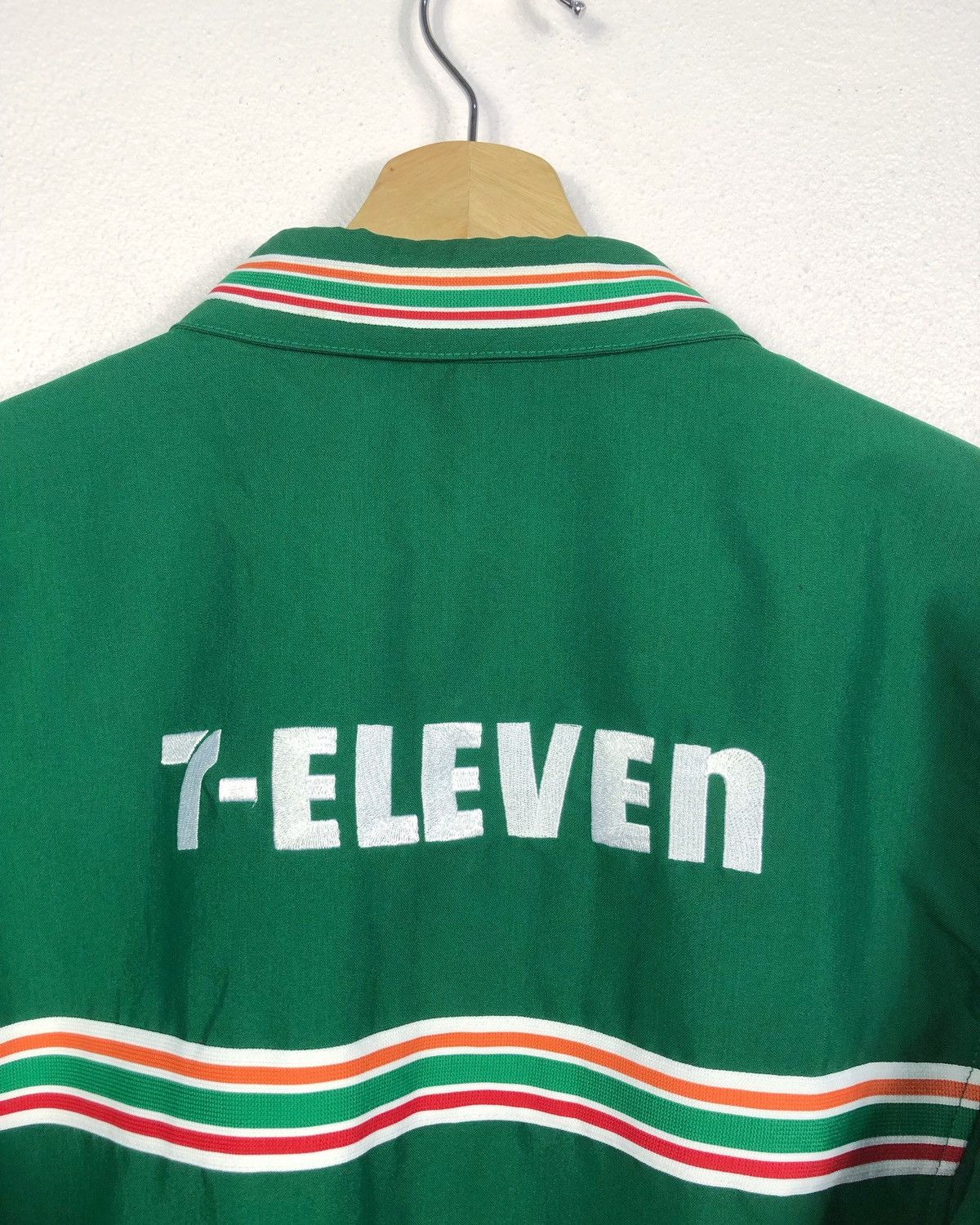 Uniform Wares Rare Vintage 7 Eleven 7-11 LS Zipper Uniform Shirt Size US M / EU 48-50 / 2 - 8 Thumbnail