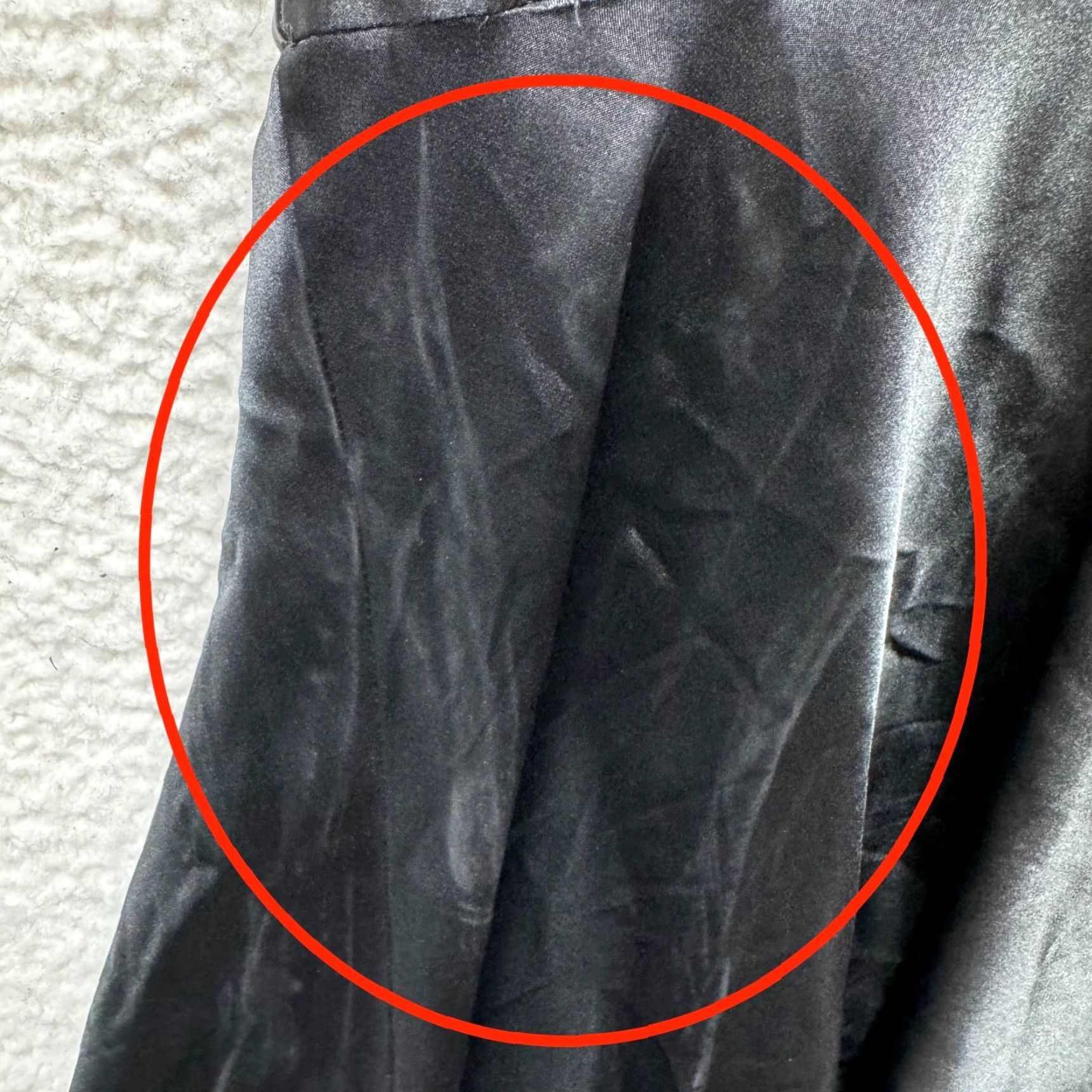 Vintage NEW DEADSTOCK 90s Y2K Vintage Prom Dress Large Black Satin Fairy Goth Whimsigoth Size L / US 10 / IT 46 - 6 Thumbnail