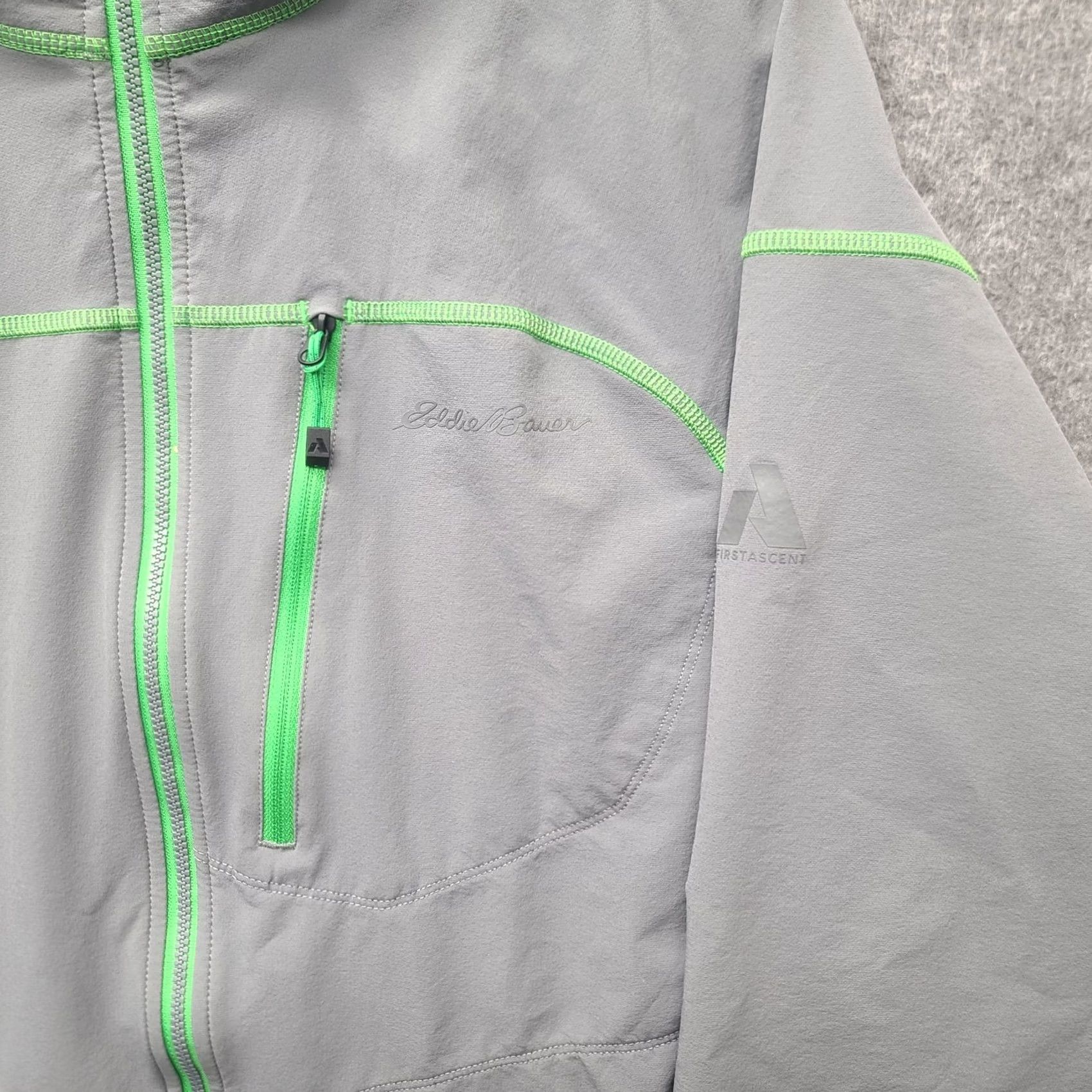 Eddie Bauer Eddie Bauer First Ascent Sandstone Shield Softshell Jacket Mens L Gray Regular Fit Size US L / EU 52-54 / 3 - 3 Thumbnail