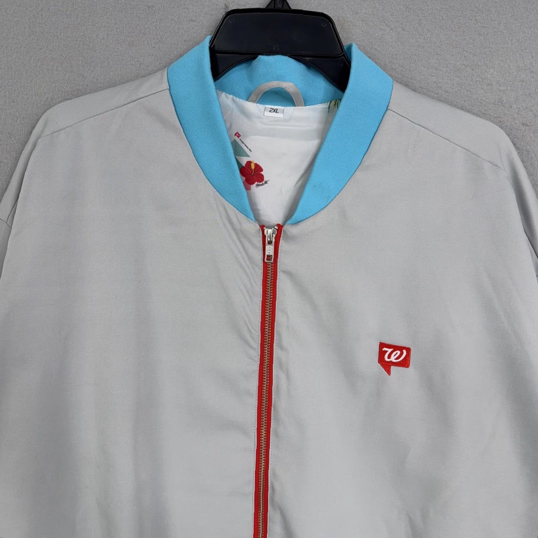 Amiri Walgreens Bomber Jacket Mens 2XL Gray - Limited Edition Miriam Budet Logo Zip, Full Zip, Pockets, Lightweight Size US XXL / EU 58 / 5 - 2 Thumbnail