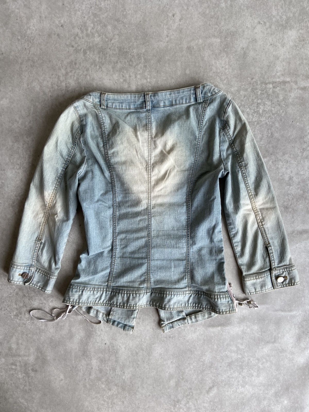 Designer × If Six Was Nine × Le Grande Bleu (L.G.B.) Blue Pepe Raw Denim Jacket Size S / US 4 / IT 40 - 7 Thumbnail