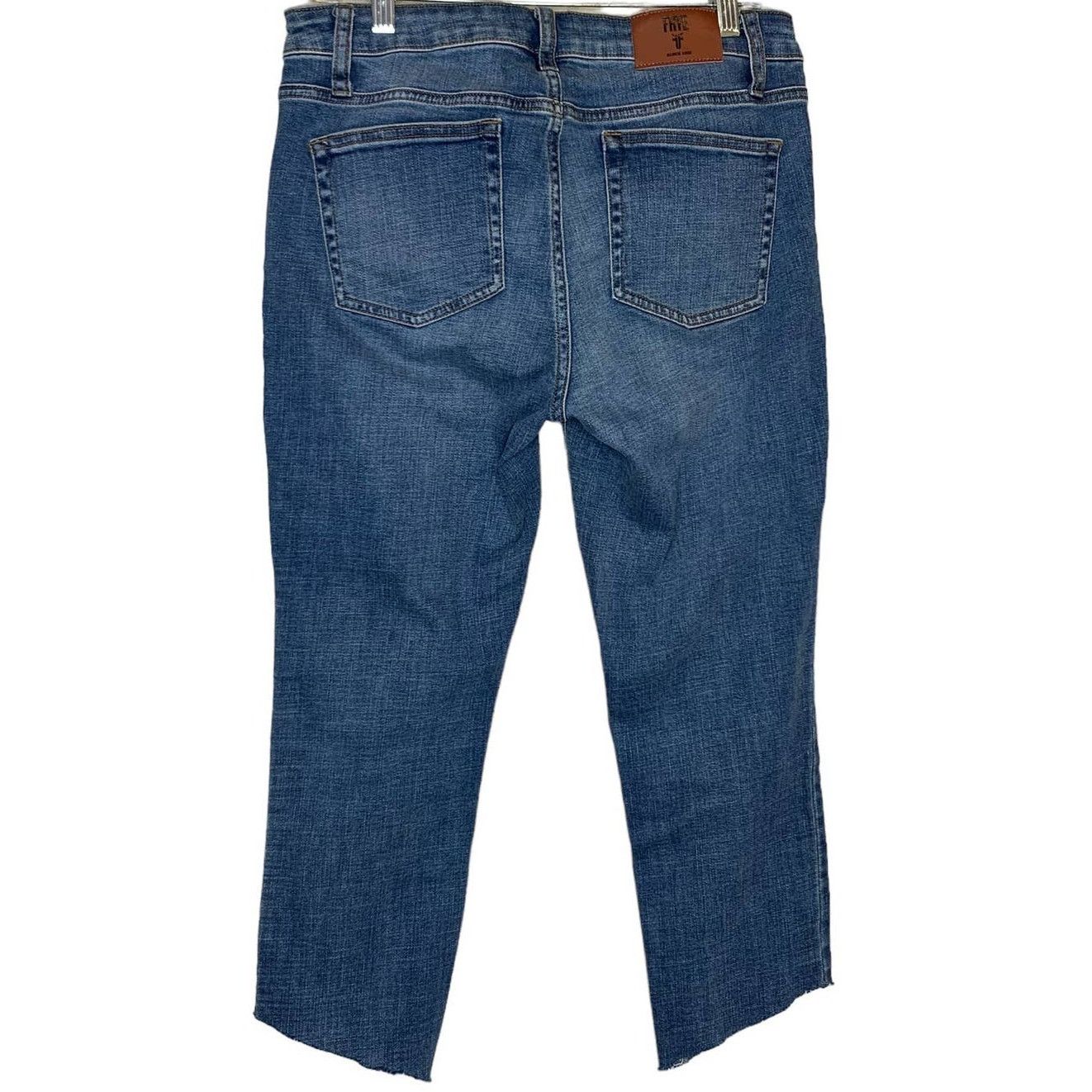 Frye FRYE Jeans Cropped Ankle Raw Hem SZ 8 Size 30" / US 8 / IT 44 - 10 Thumbnail