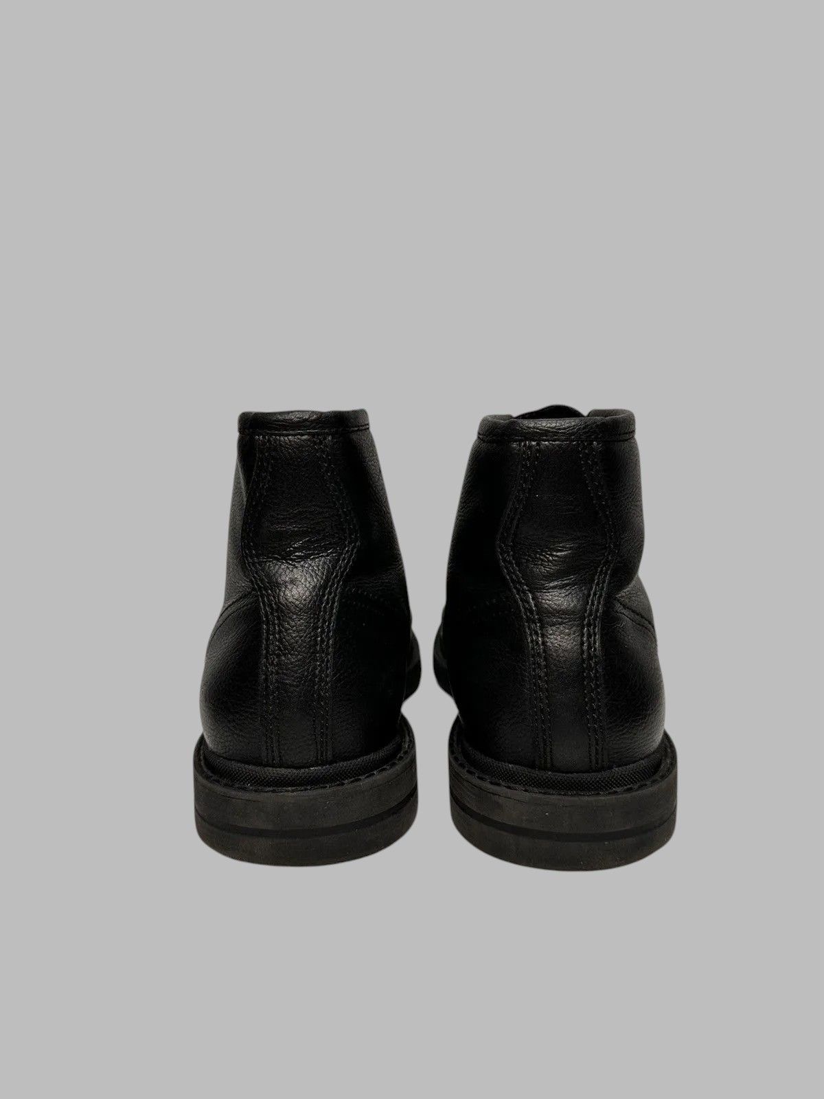 14th Addiction Vintage Black Leather Combat Boots Grunge Military Style Size US 10 / EU 43 - 2 Thumbnail