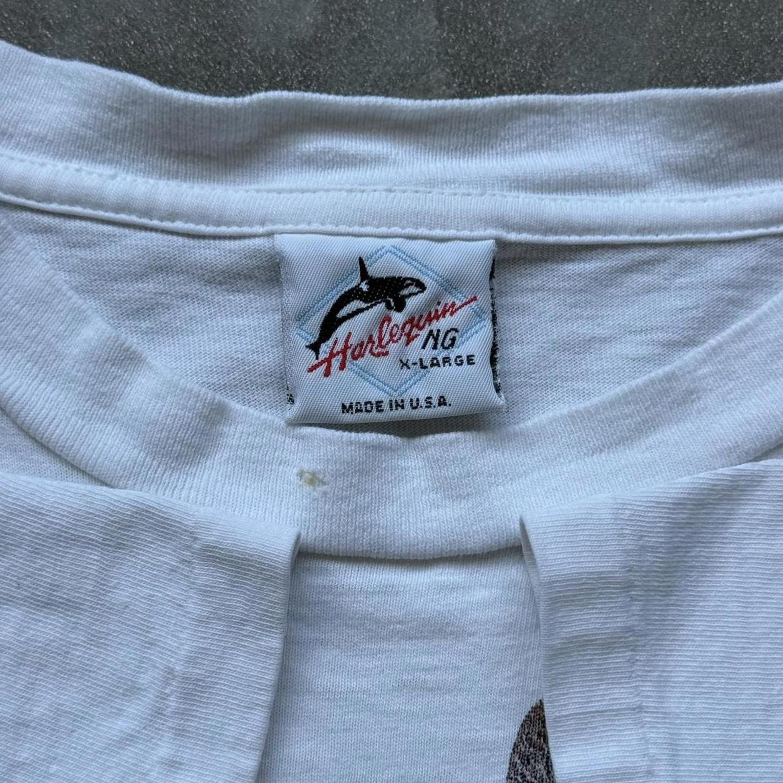 Other Harlequin Bald Eagle Americana Vintage 80's Faded T-shirt Size US XL / EU 56 / 4 - 5 Thumbnail