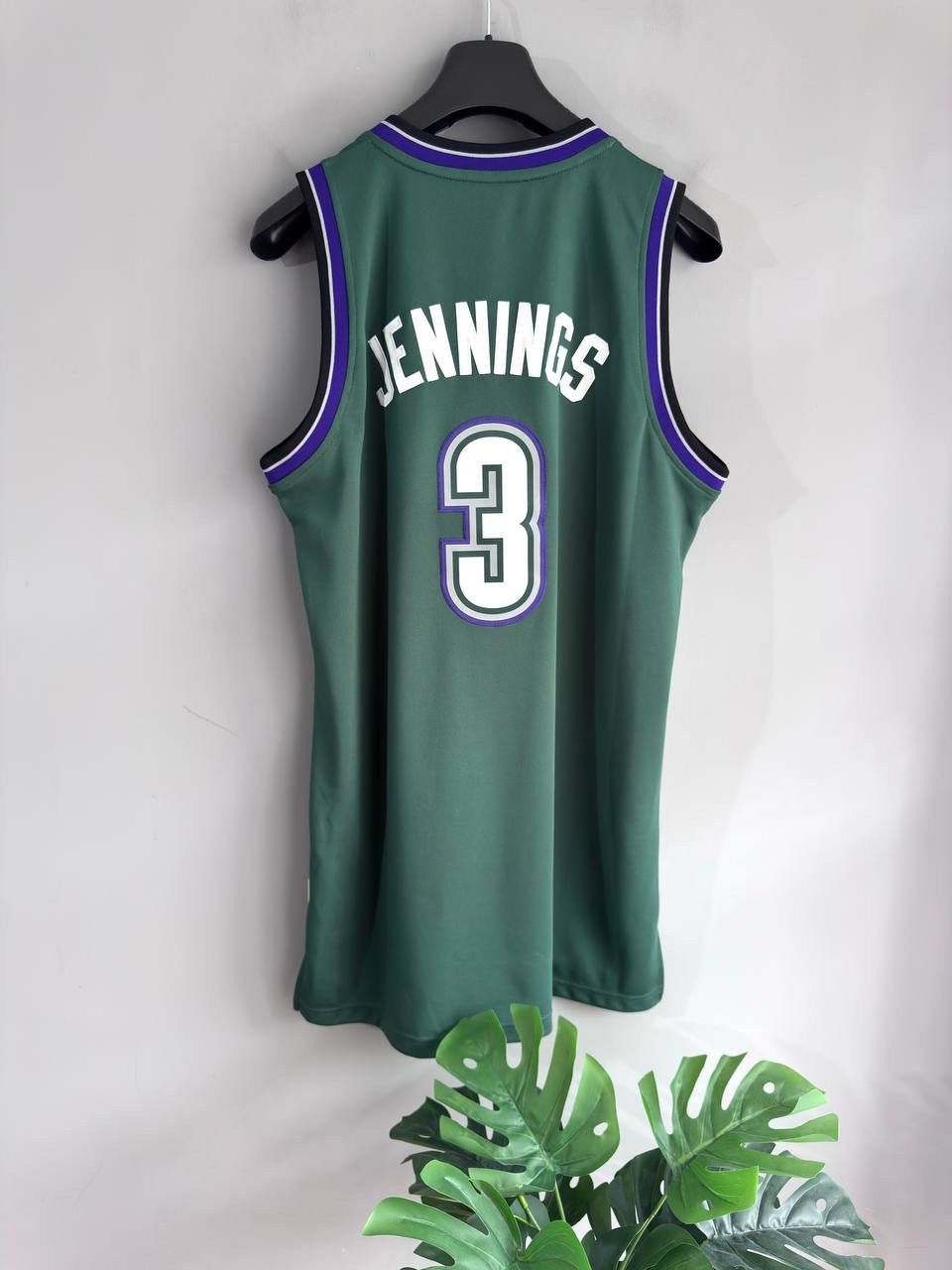 Adidas Milwaukee Bucks 1995-99 NBA Basketball Jersey #3 JENNINGS, M Size US M / EU 48-50 / 2 - 13 Thumbnail