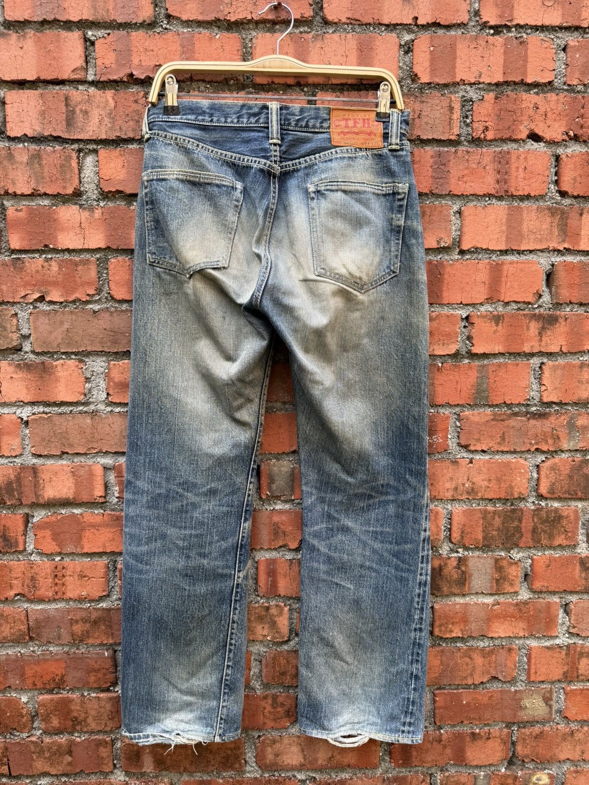 Ten C W30x29 distressed the flat head denime redline japan Size US 30 / EU 46 - 2 Thumbnail