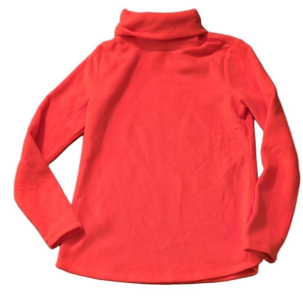 Talbots Talbots Orange Fleece Turtleneck Size XS Size XS / US 0-2 / IT 36-38 - 2 Thumbnail