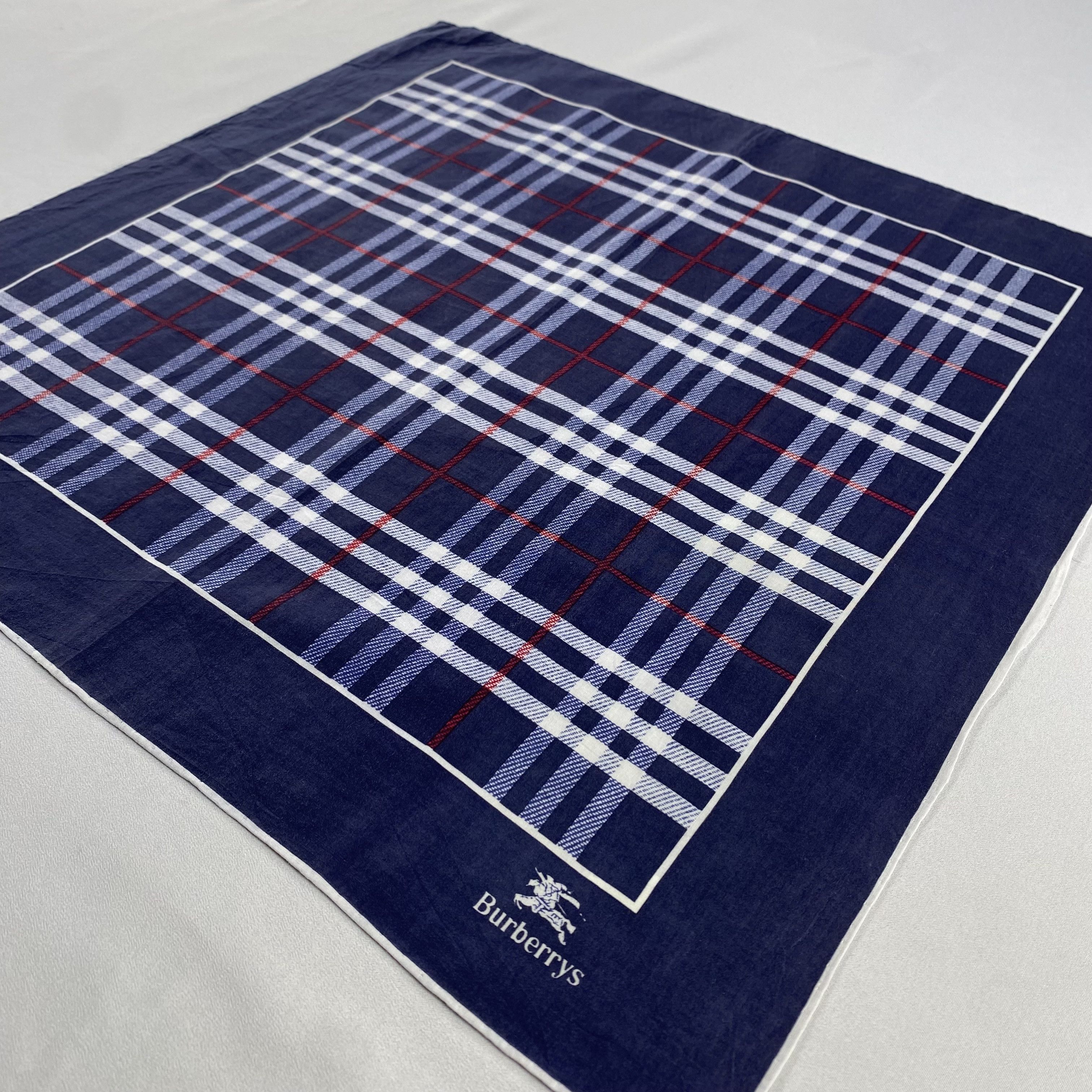 Burberry × Vintage Burberry Handkerchief / Neckerchief / Bandana-P1693 Size ONE SIZE - 2 Thumbnail