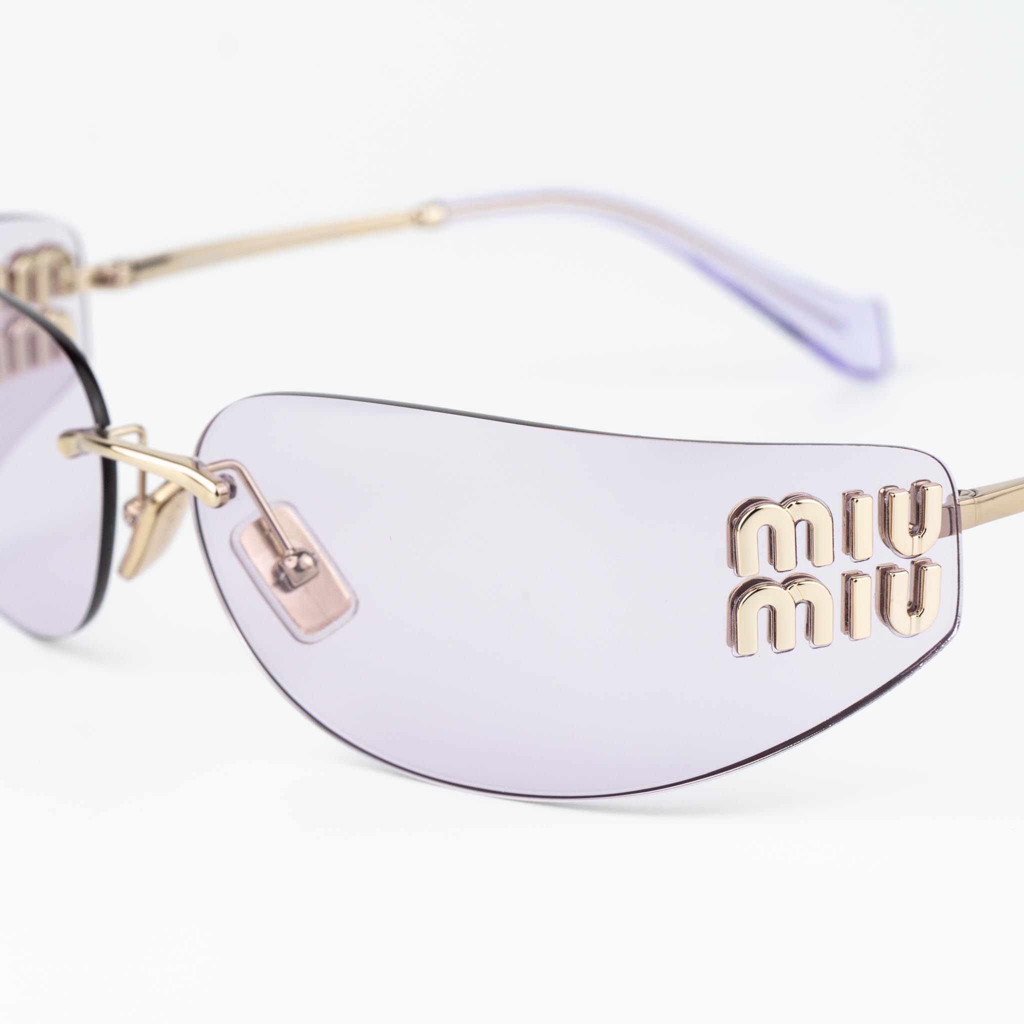Miu Miu Women Sunglasses Rectangle Rimless MUA51S ZVN90O  display picture 1