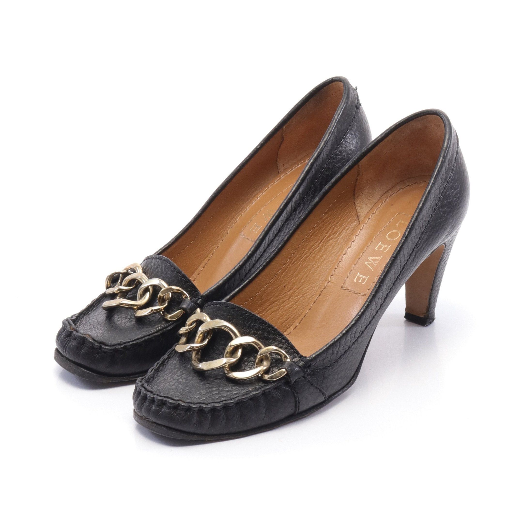 Loewe Pumps Leather Black