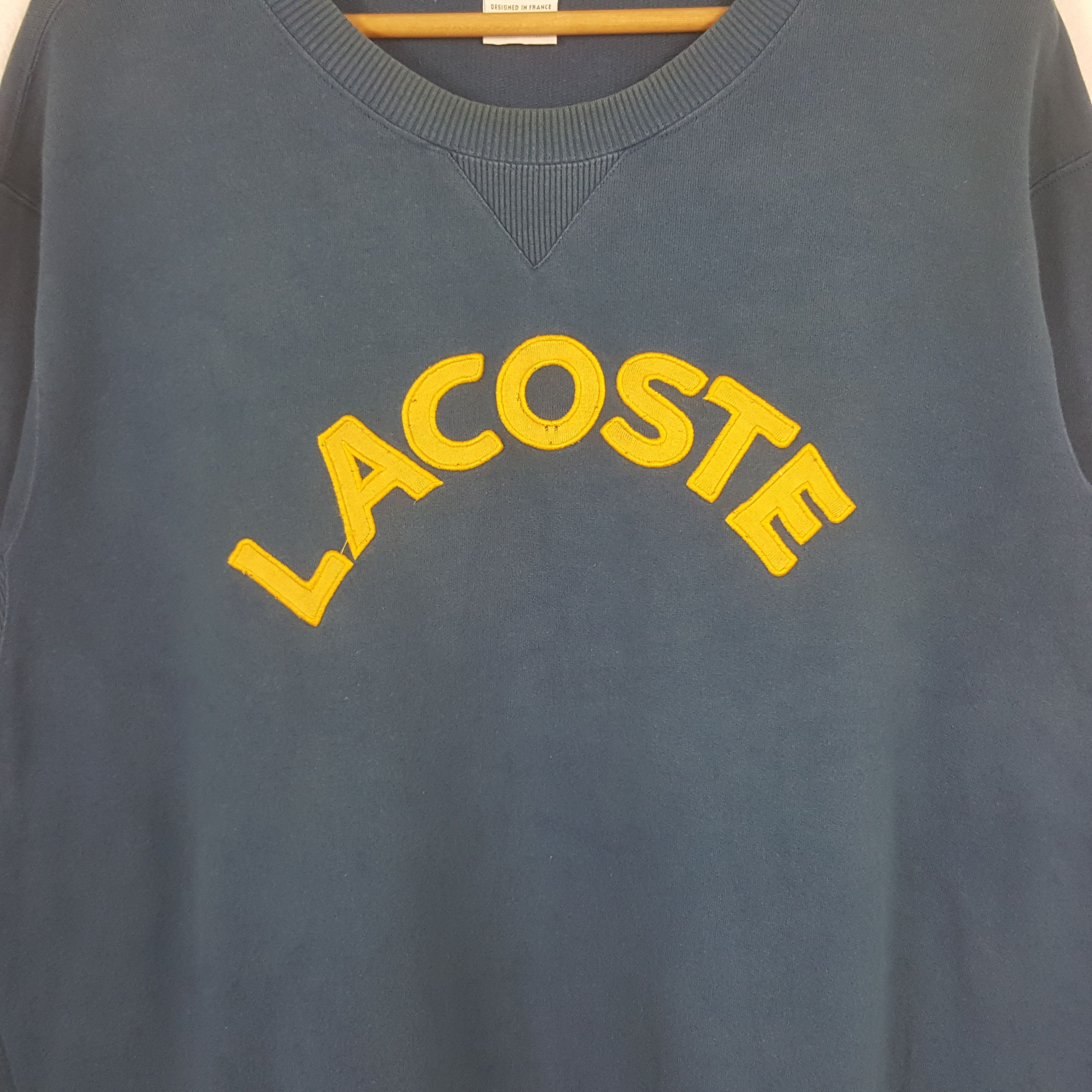 Lacoste Vintage Lacoste Tennis Sport Style Sweatshirt C291N20 Size US L / EU 52-54 / 3 - 2 Thumbnail
