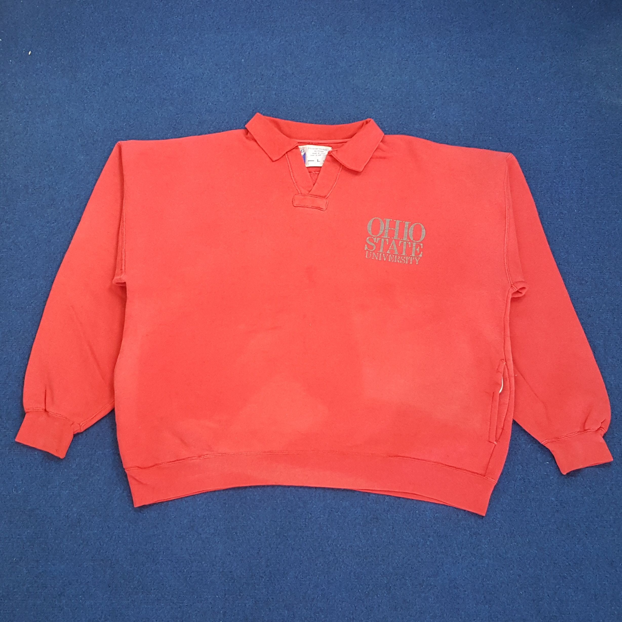 Vintage Vintage Ohio State University America Polo Sweatshirt Size US XL / EU 56 / 4 - 1 Thumbnail
