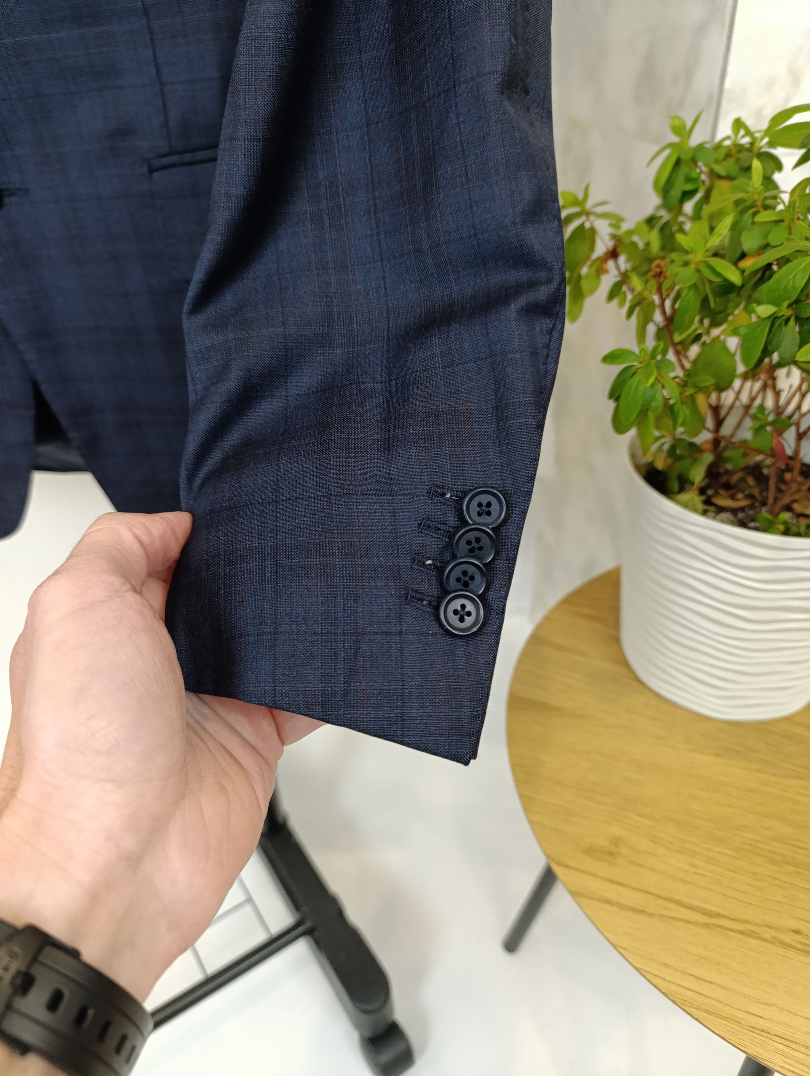 Caruso RAFFAELE CARUSO SUIT BY LORO PIANA TASMANIAN SUPER 150 WOOL Size 48R - 5 Thumbnail