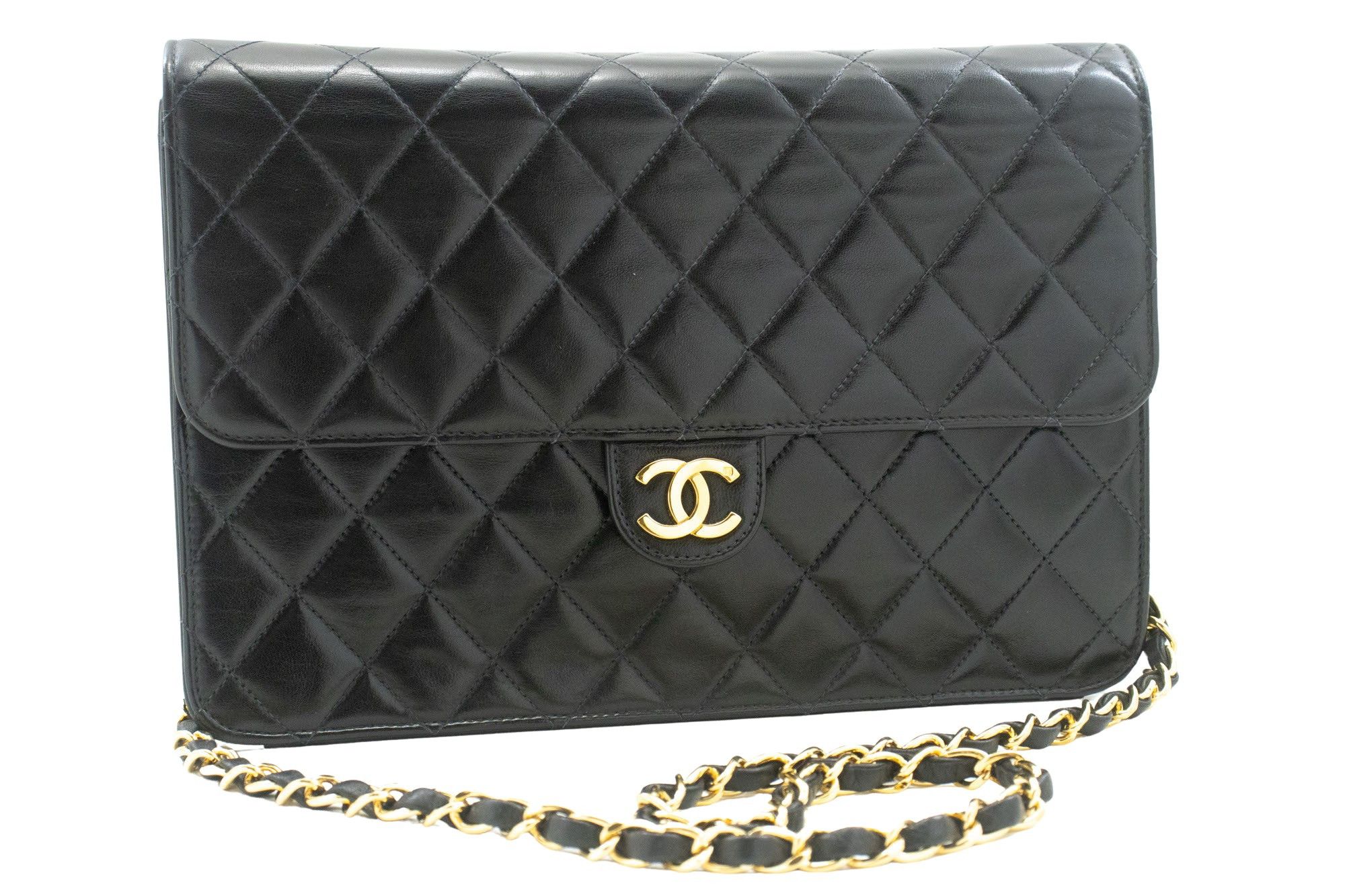 Chanel Black Leather Shoulder Bag (Pre-Owned) Size ONE SIZE - 1 Thumbnail