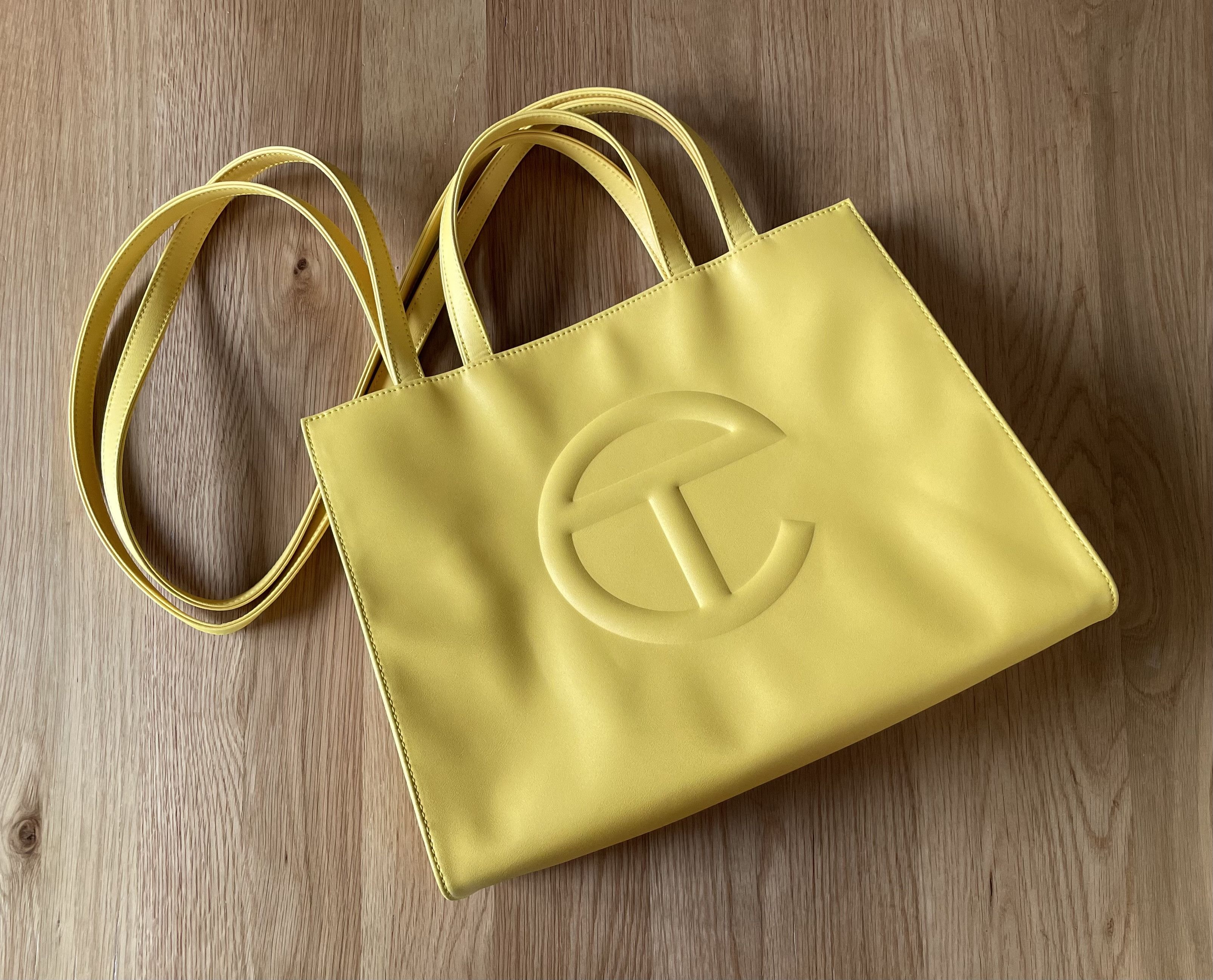 Telfar Telfar Shopping Bag Medium Yellow Grailed